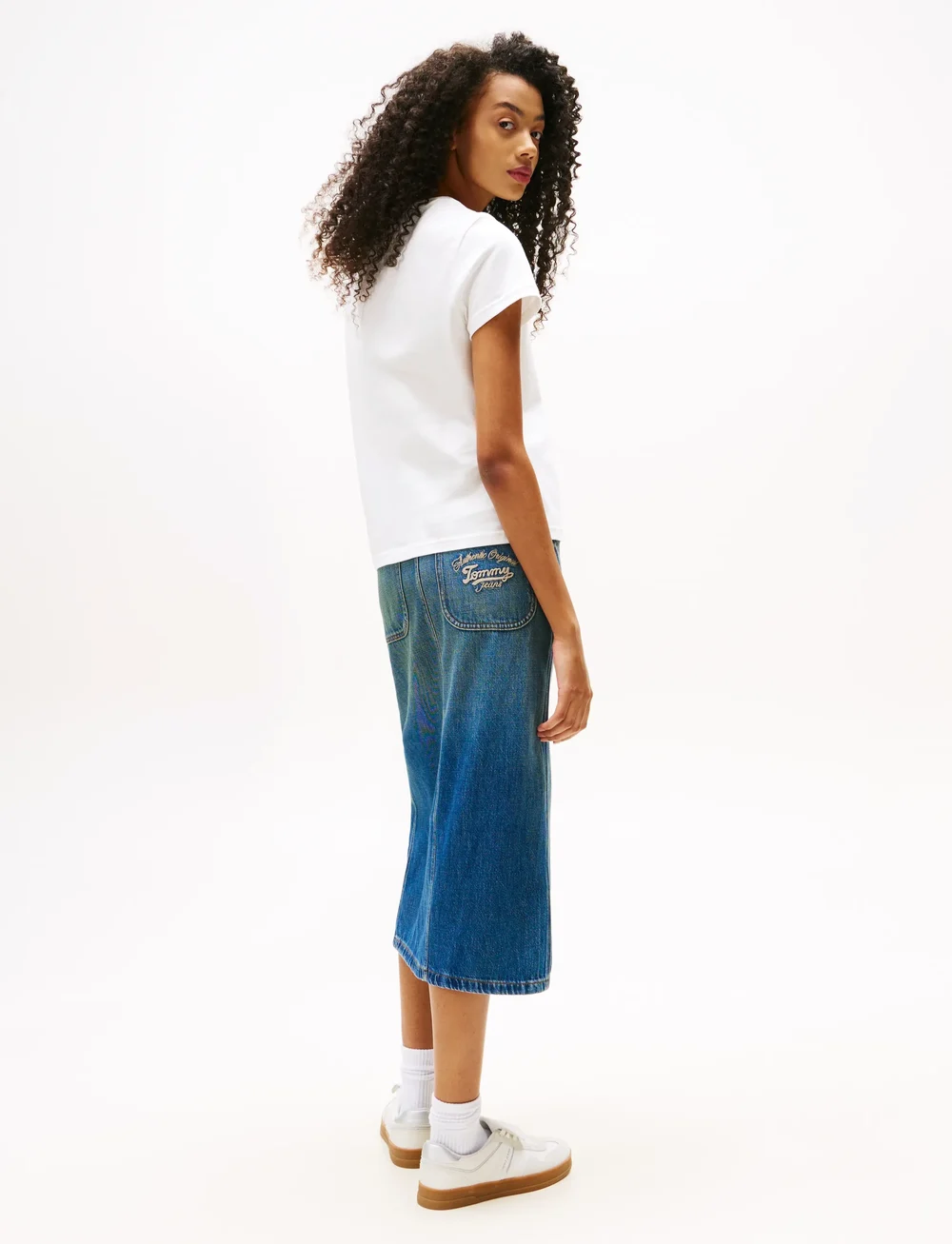 Tommy Jeans - TJW REG FLORAL FLAG TEE - t-shirts - ecru - 3