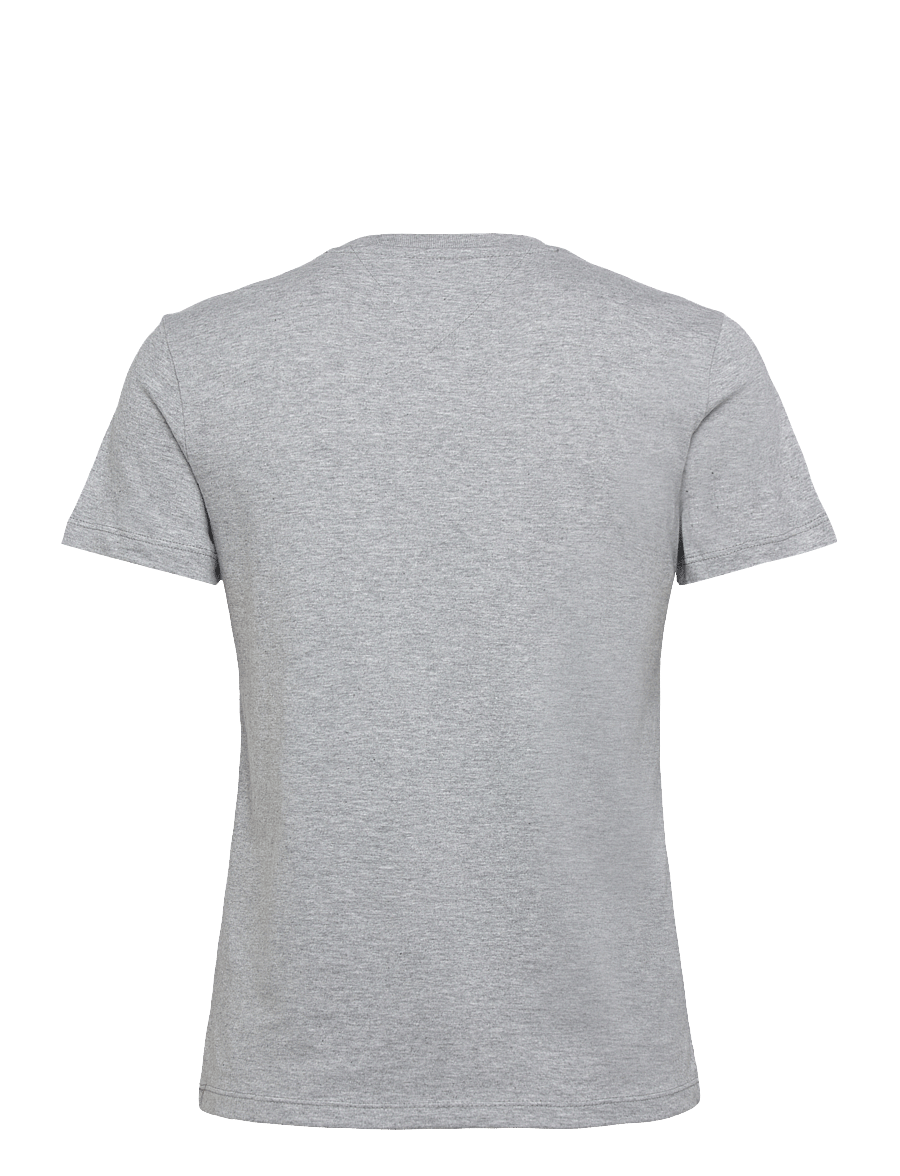 Tommy Jeans - TJW REG GRADIENT FLAG SS - t-shirts - grey htr - 2