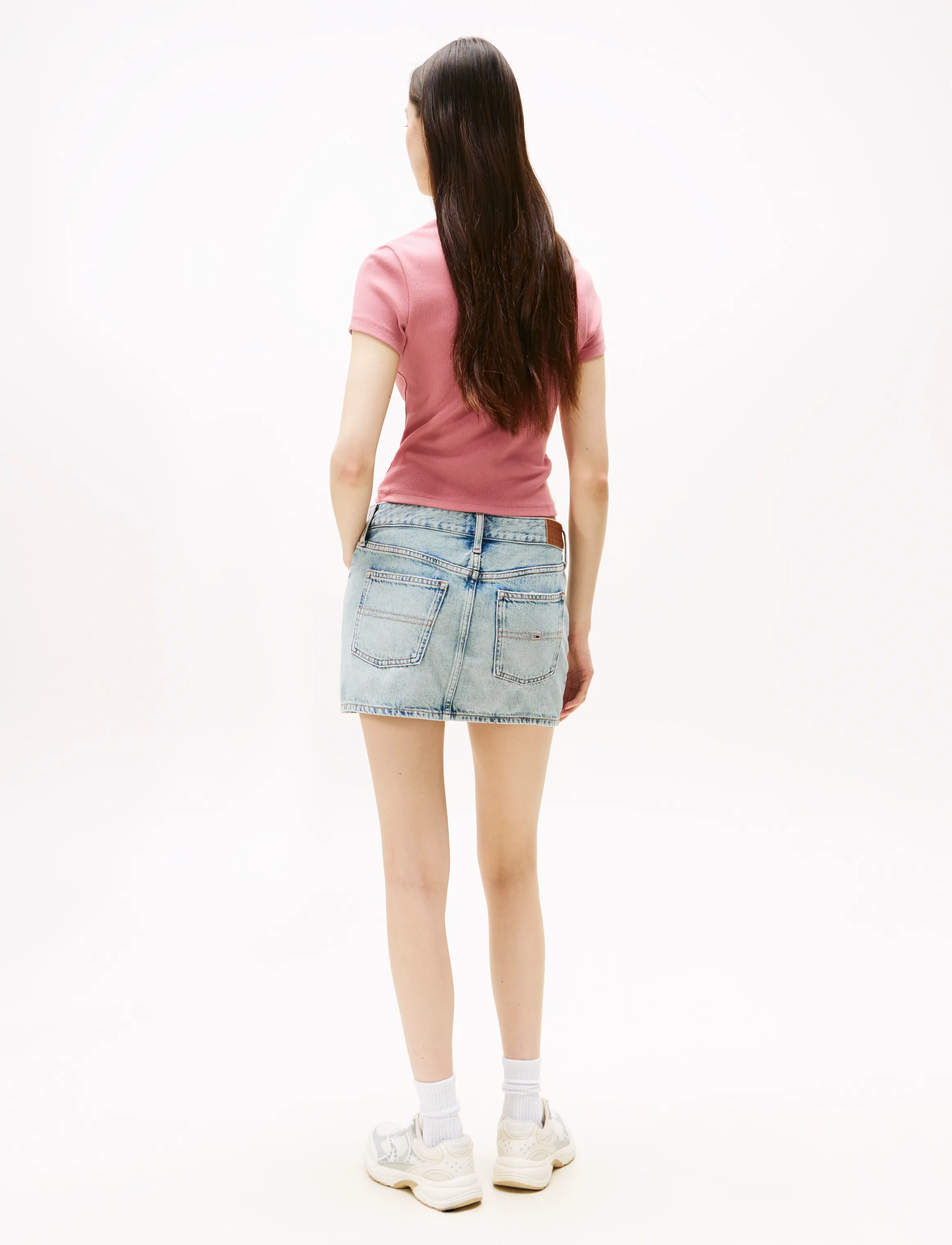 Tommy Jeans - TJW SLIM SH SCRIPT TEE - marškinėliai - tahiti berry - 4