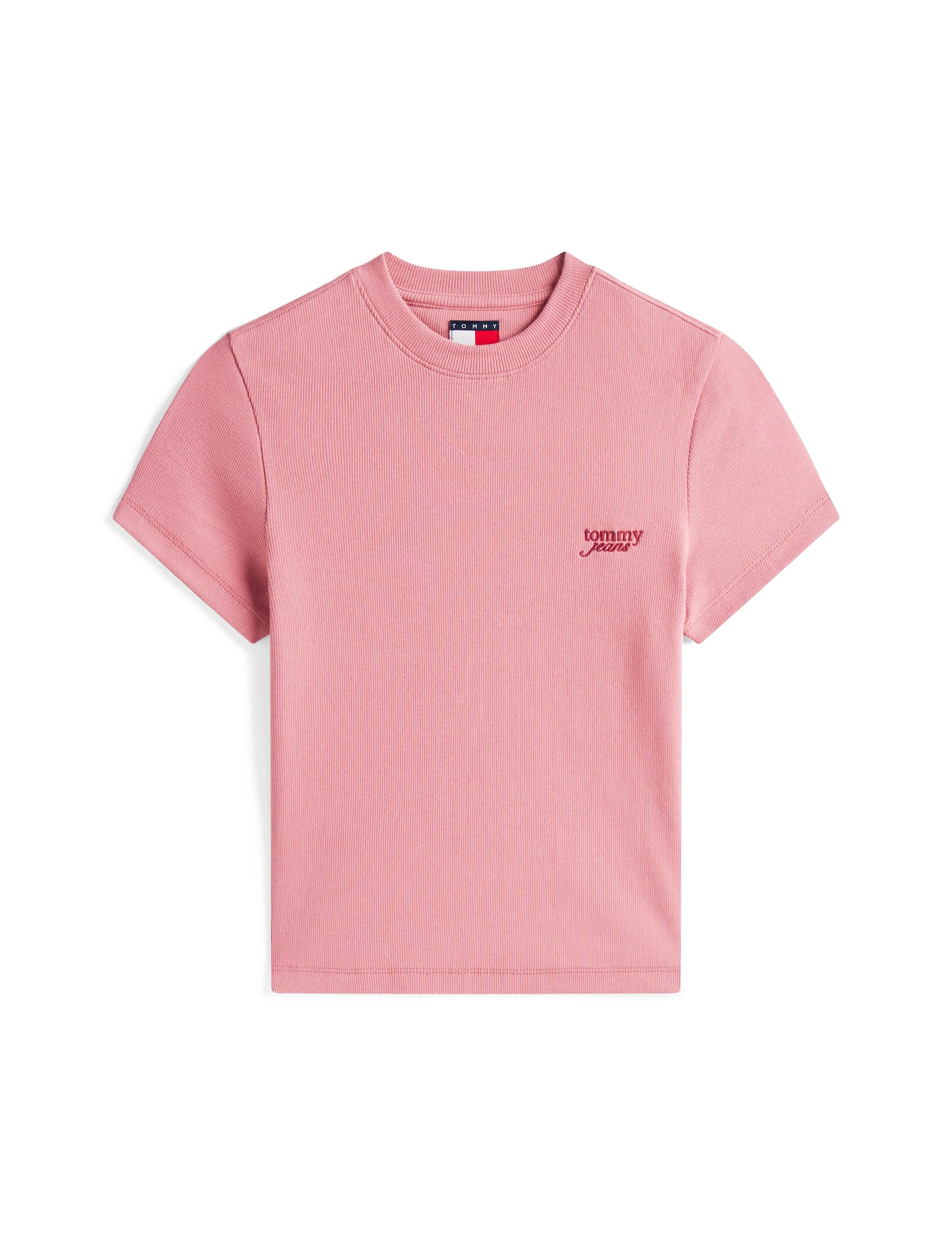Tommy Jeans - TJW SLIM SH SCRIPT TEE - marškinėliai - tahiti berry - 5