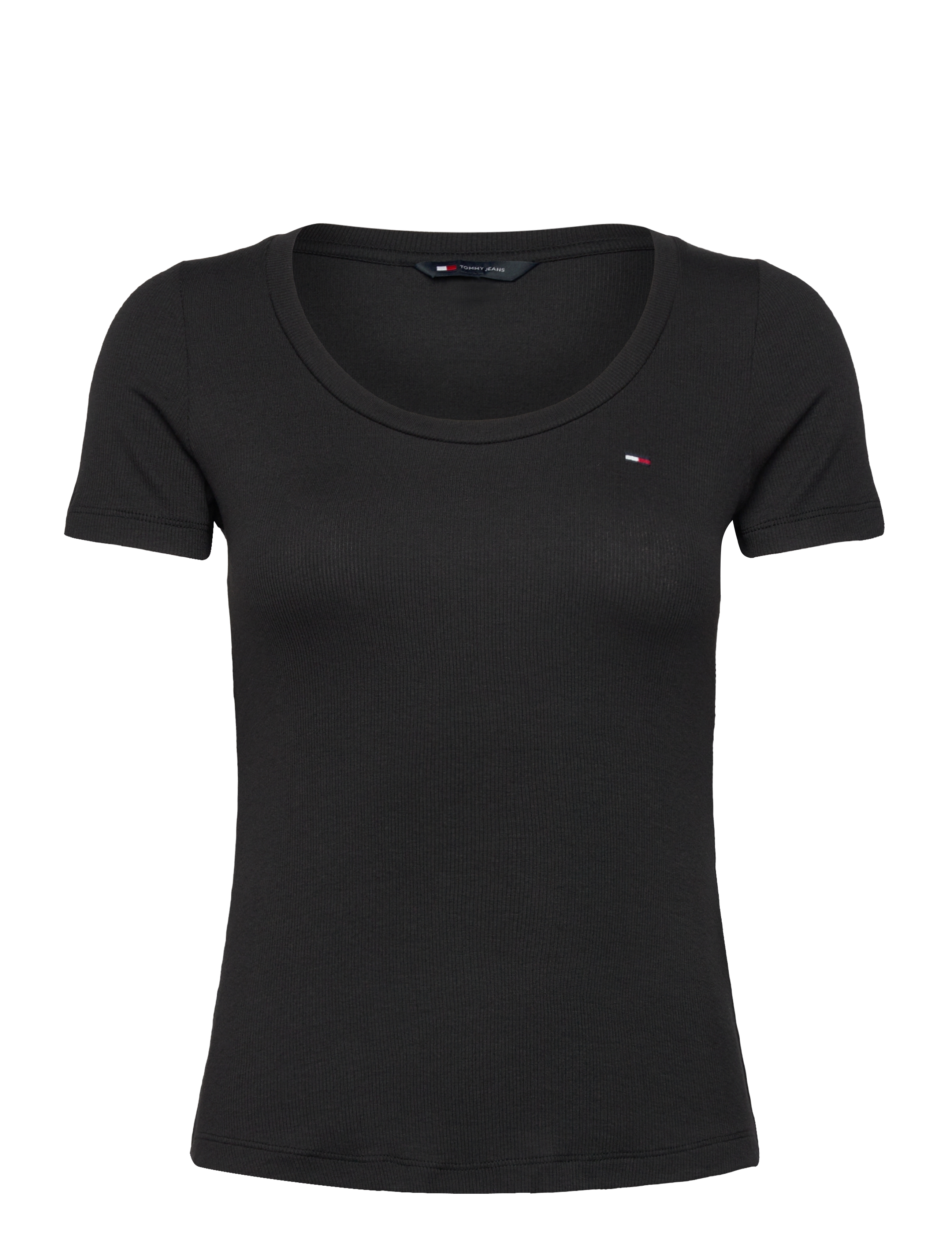 Tommy Jeans - TJW REG SOFT RIB ESSENTIAL SS - black - 1