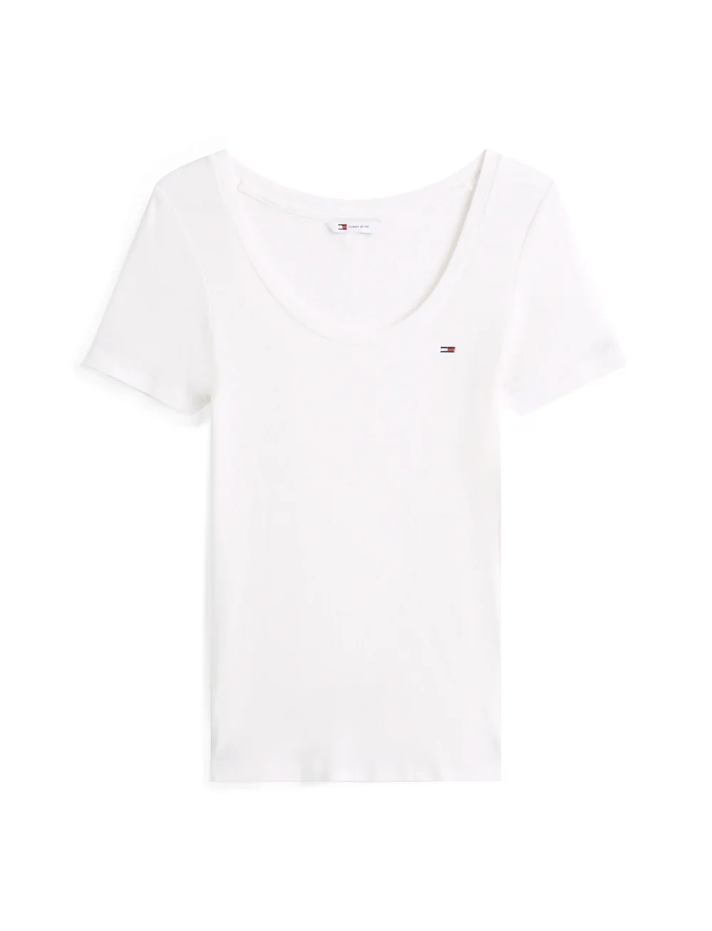 Tommy Jeans - TJW REG SOFT RIB ESSENTIAL SS - t-shirts - ecru - 5