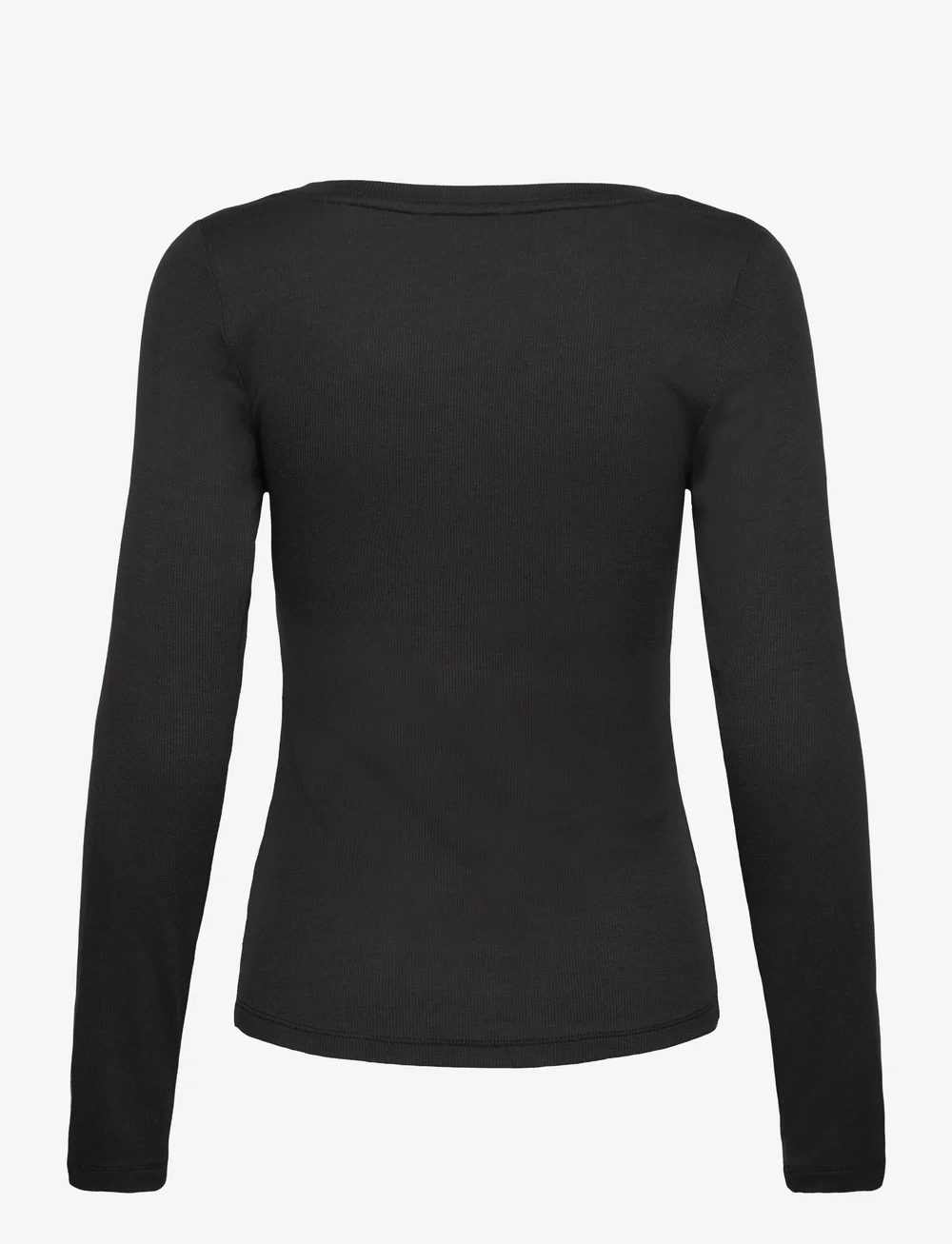 Tommy Jeans - TJW REG SOFT RIB ESSENTIAL LS - langærmede toppe - black - 2