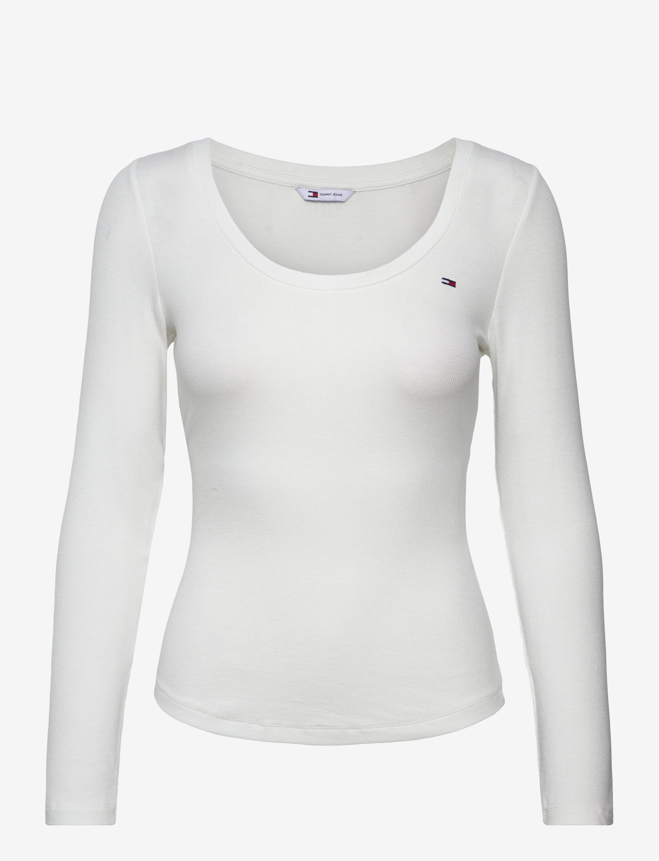 Tommy Jeans - TJW REG SOFT RIB ESSENTIAL LS - ecru - 1
