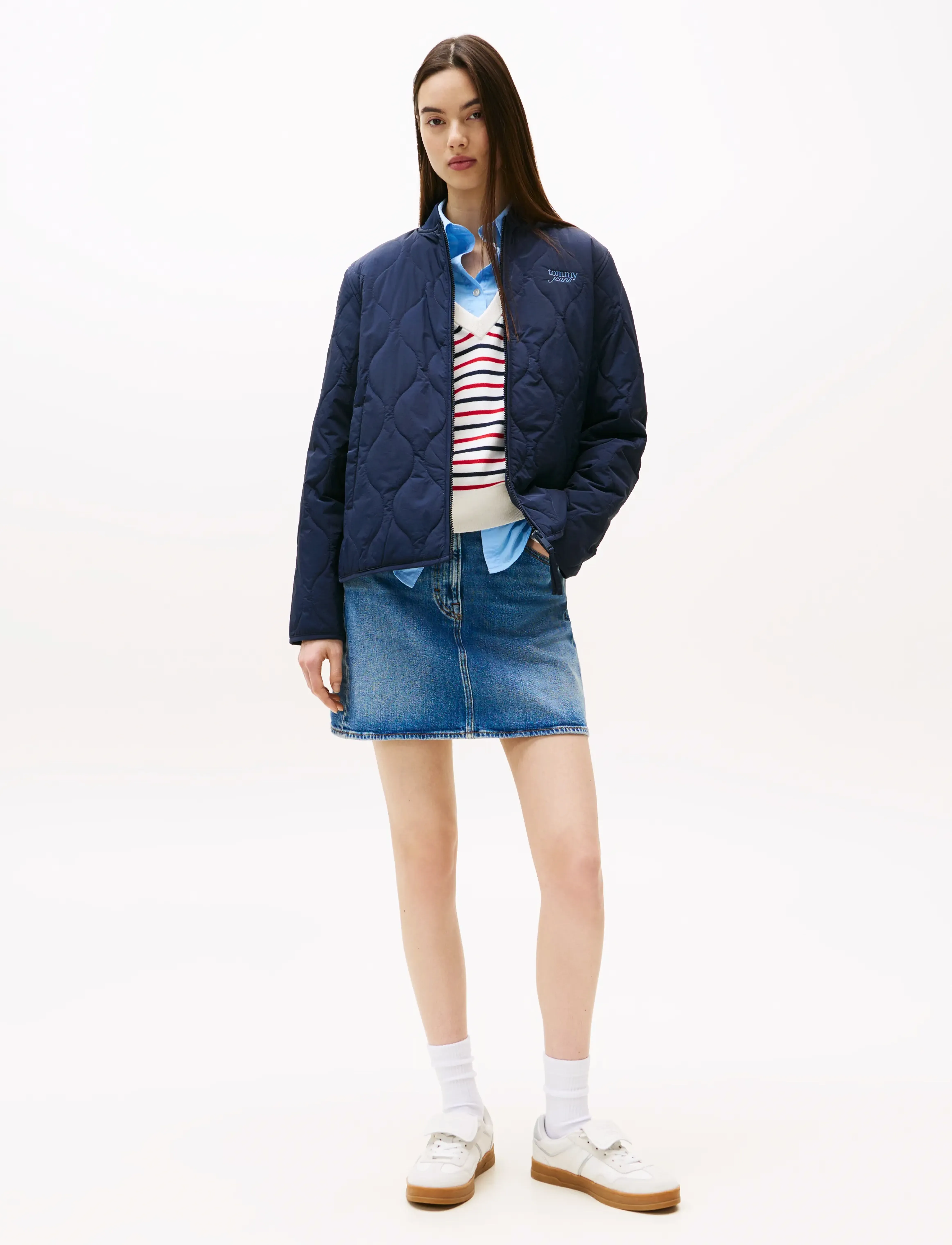Tommy Jeans - TJW REG ONION QUILT JACKET - forårsjakker - dark night navy - 2