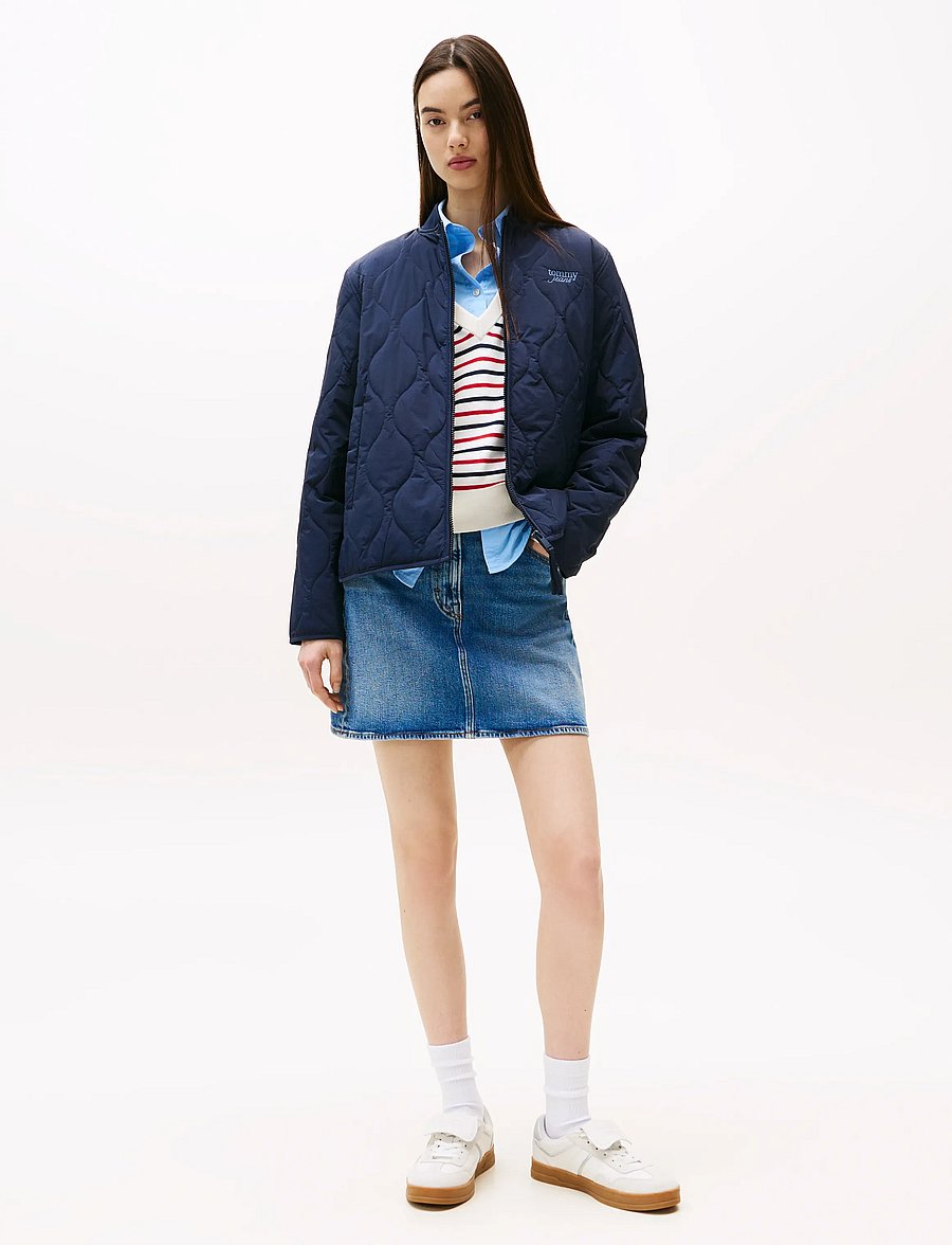 Tommy Jeans - TJW REG ONION QUILT JACKET - quiltade jackor - dark night navy - 2