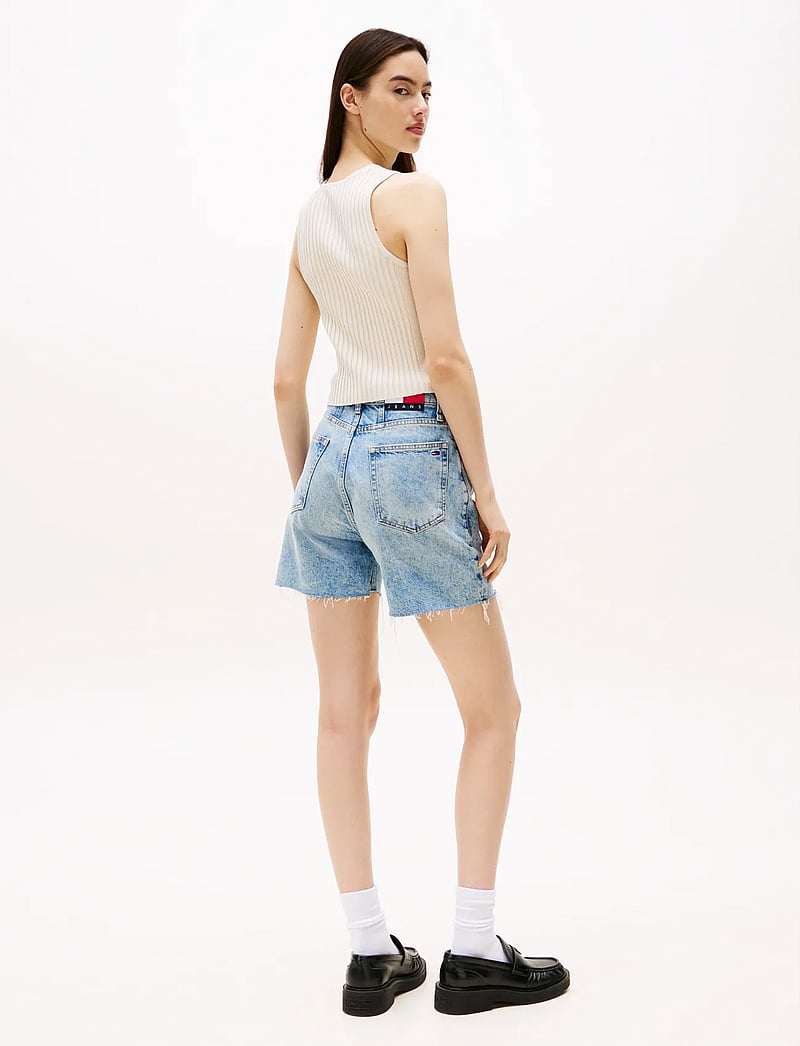 Tommy Jeans - TJW RIB RACER TANK - tanktops - ecru - 3