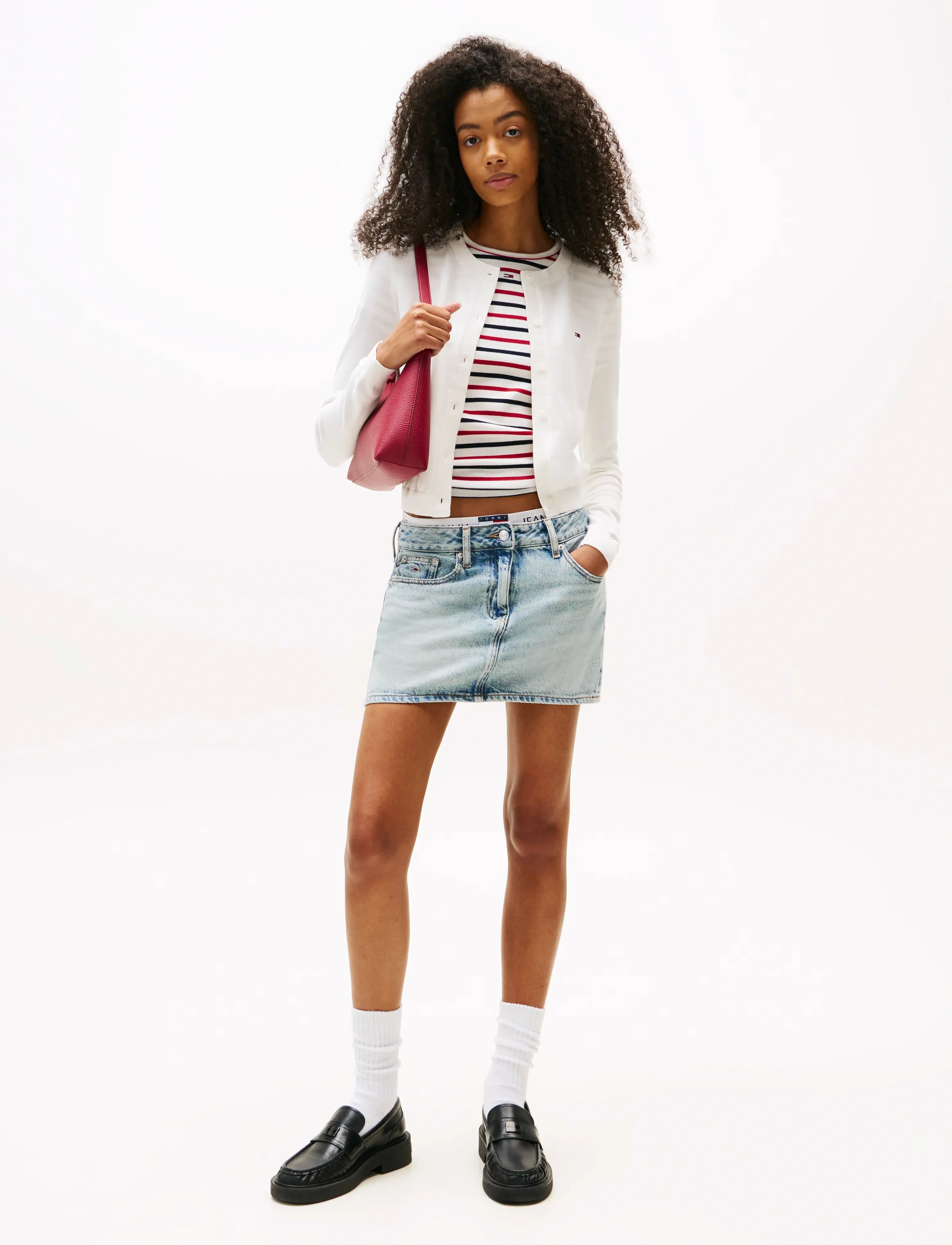 Tommy Jeans - TJW ESS CREW NECK CARDIGAN - strickjacken - ecru - 2