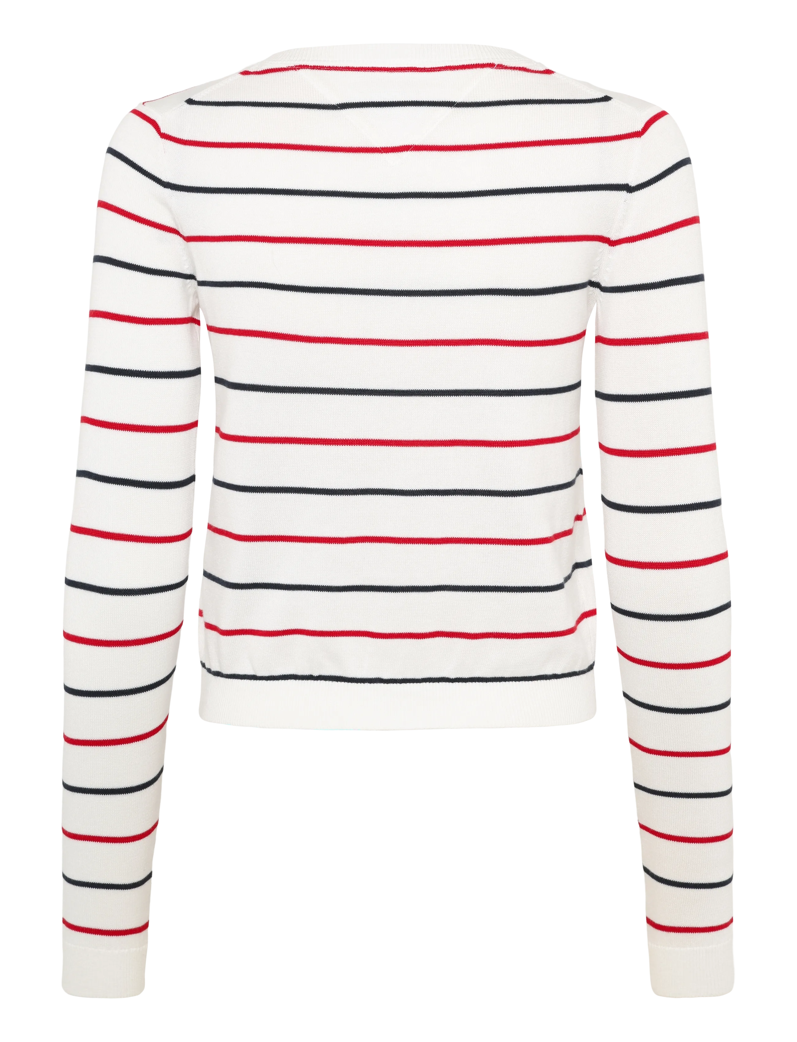 Tommy Jeans - TJW ESS CREW NECK CARDIGAN - cardigans - ecru   multi stripe - 2