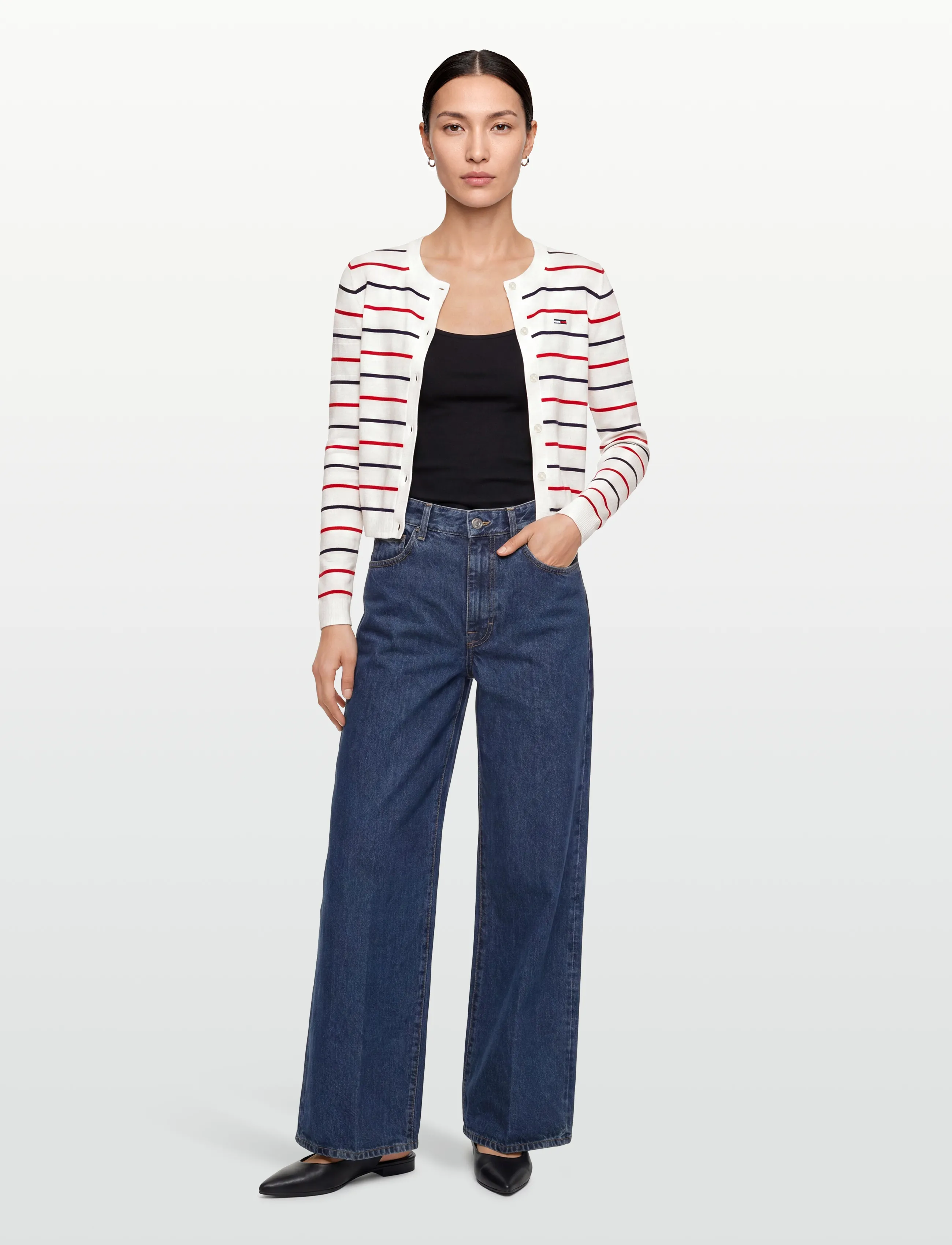 Koftor / Cardigans / Västar Tommy Hilfiger TJW ESSENTIAL CREW N DW0DW20976 5