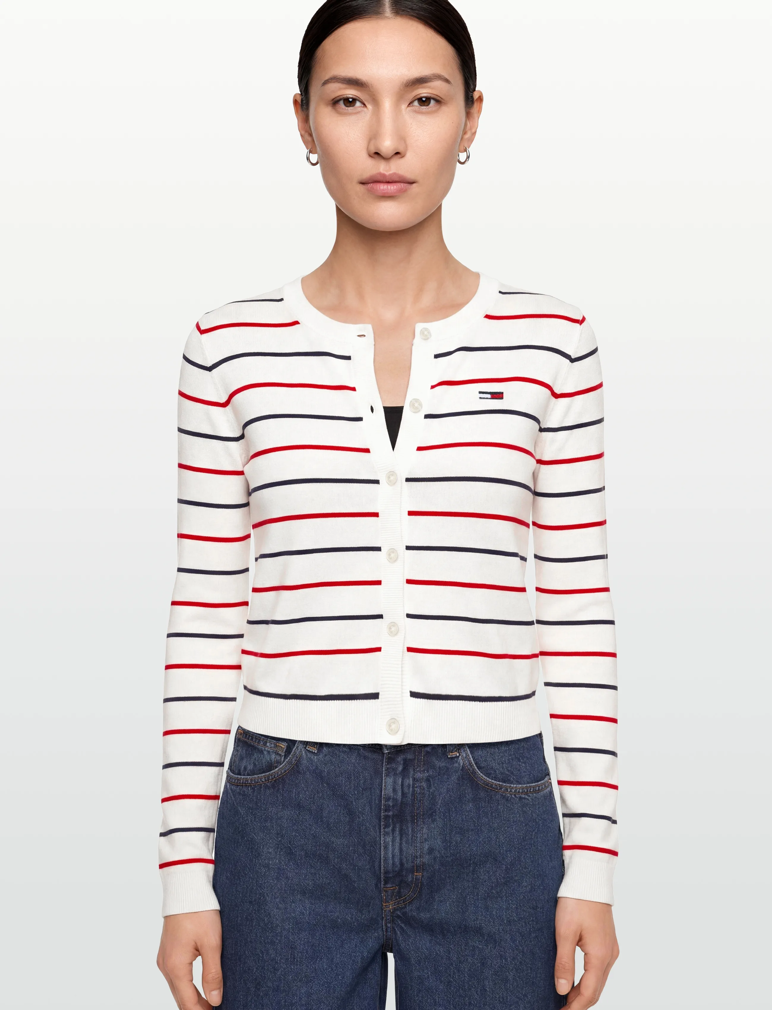 Koftor / Cardigans / Västar Tommy Hilfiger TJW ESSENTIAL CREW N DW0DW20976 6