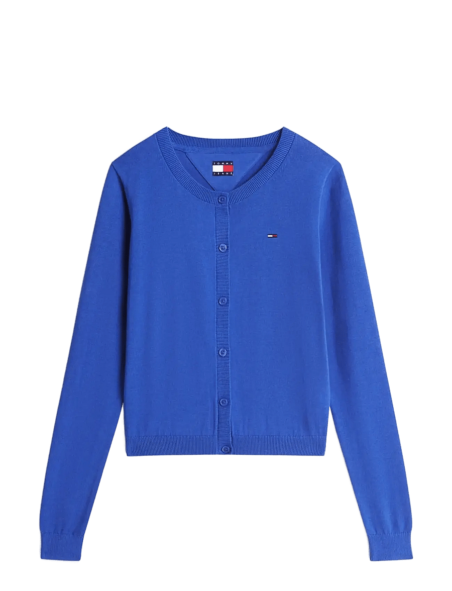 Tommy Jeans - TJW ESSENTIAL CREW NECK CARDIGAN - strickjacken - noble blue - 1
