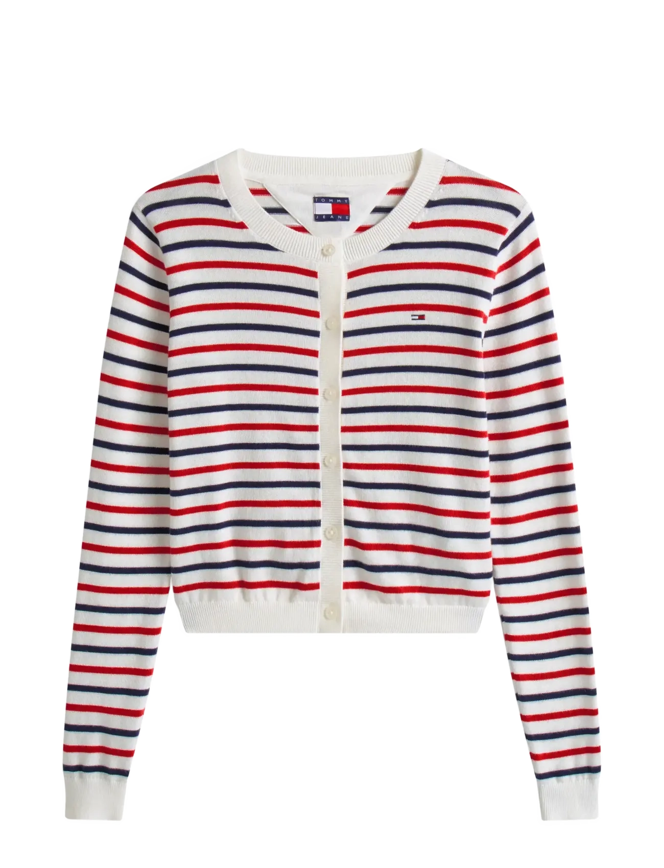 WHITE / RED / NAVY STRIPE