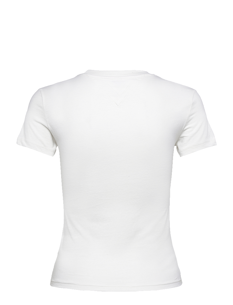 Tommy Jeans - TJW SLIM LINEAR SS TEE EXT - t-shirts - ancient white - 2