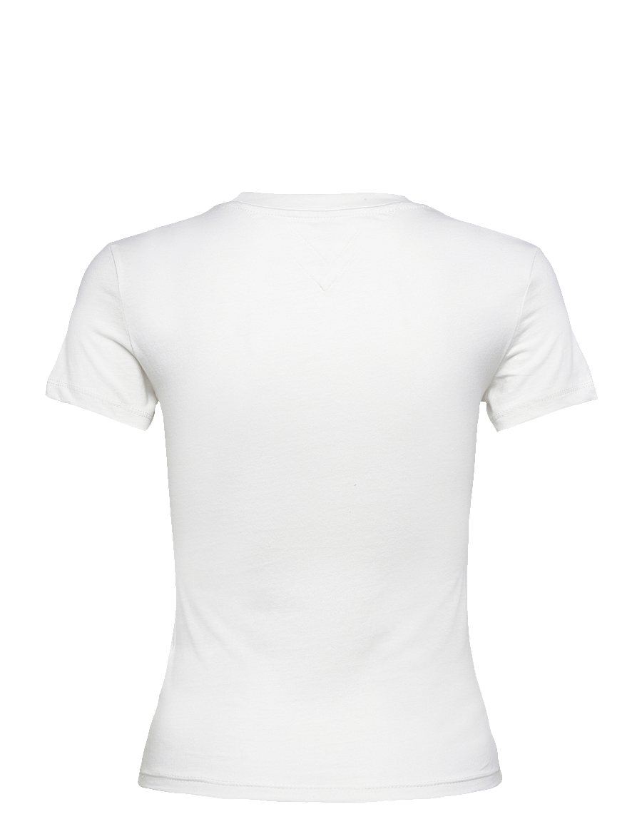 Tommy Jeans - TJW SLIM LINEAR SS TEE EXT - t-shirts - ancient white - 2