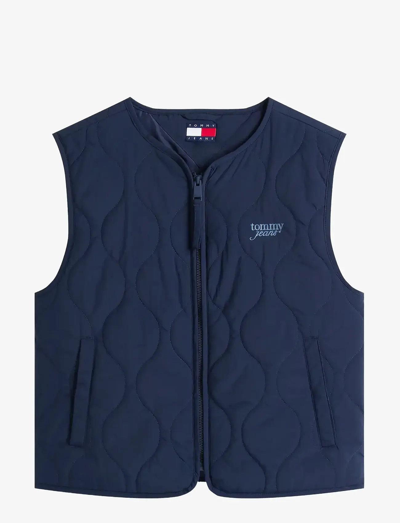 Tommy Jeans - TJW ONION QUILT VEST - sügisjakid - dark night navy - 1