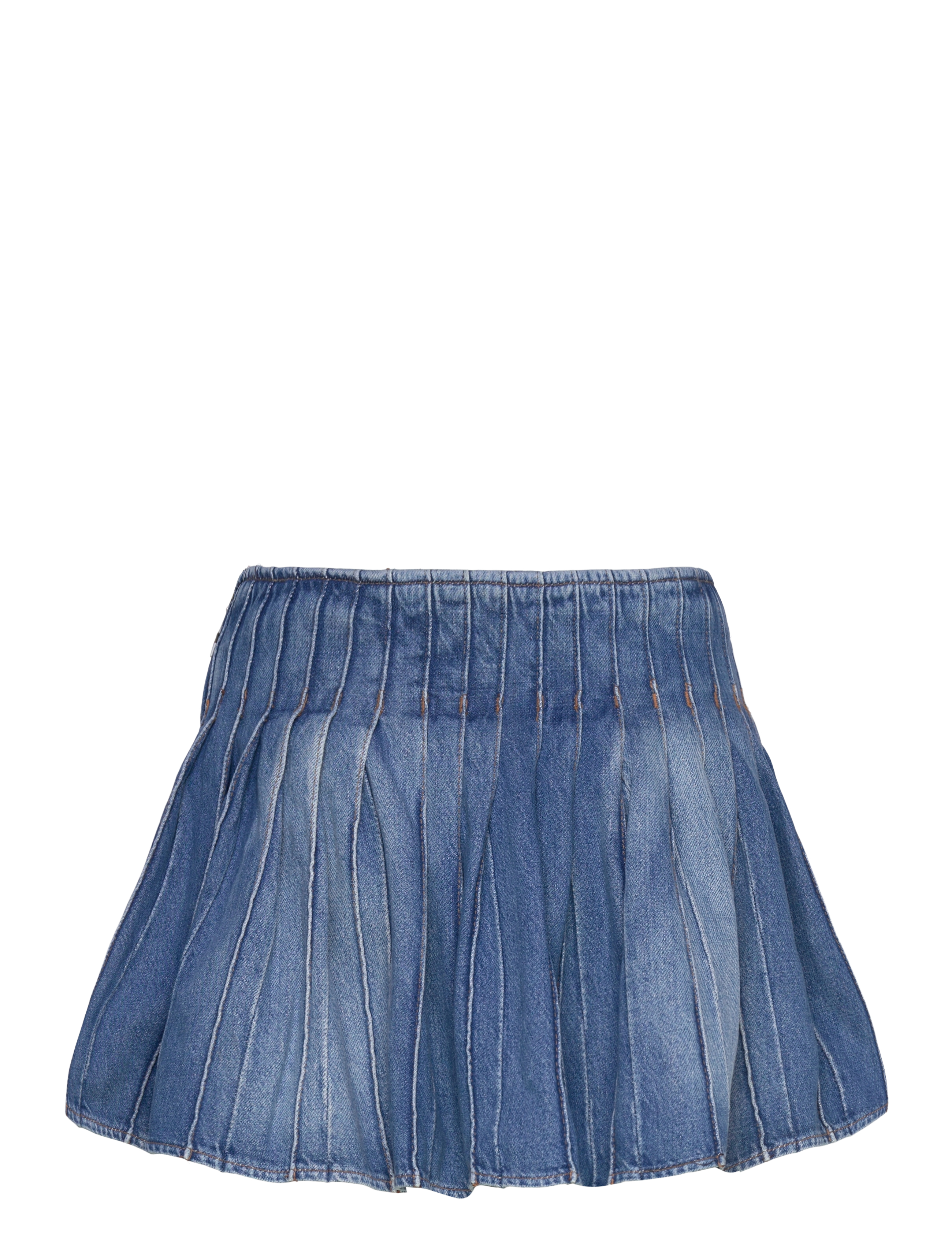 Tommy Jeans - TOMMY GIRL PLEATED DENIM SKIRT - plisowane spódnice - indigo wash - 2