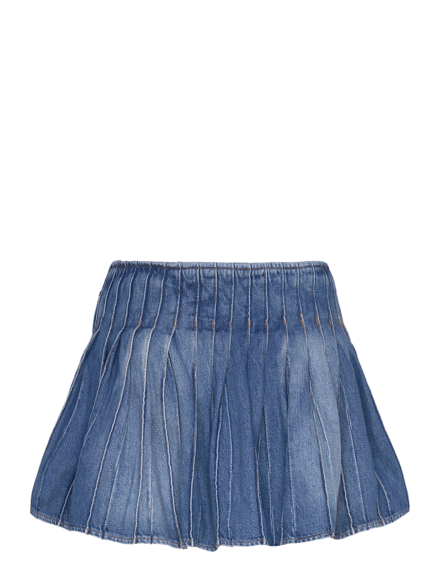 Tommy Jeans - TOMMY GIRL PLEATED DENIM SKIRT - plisserede nederdele - indigo wash - 2