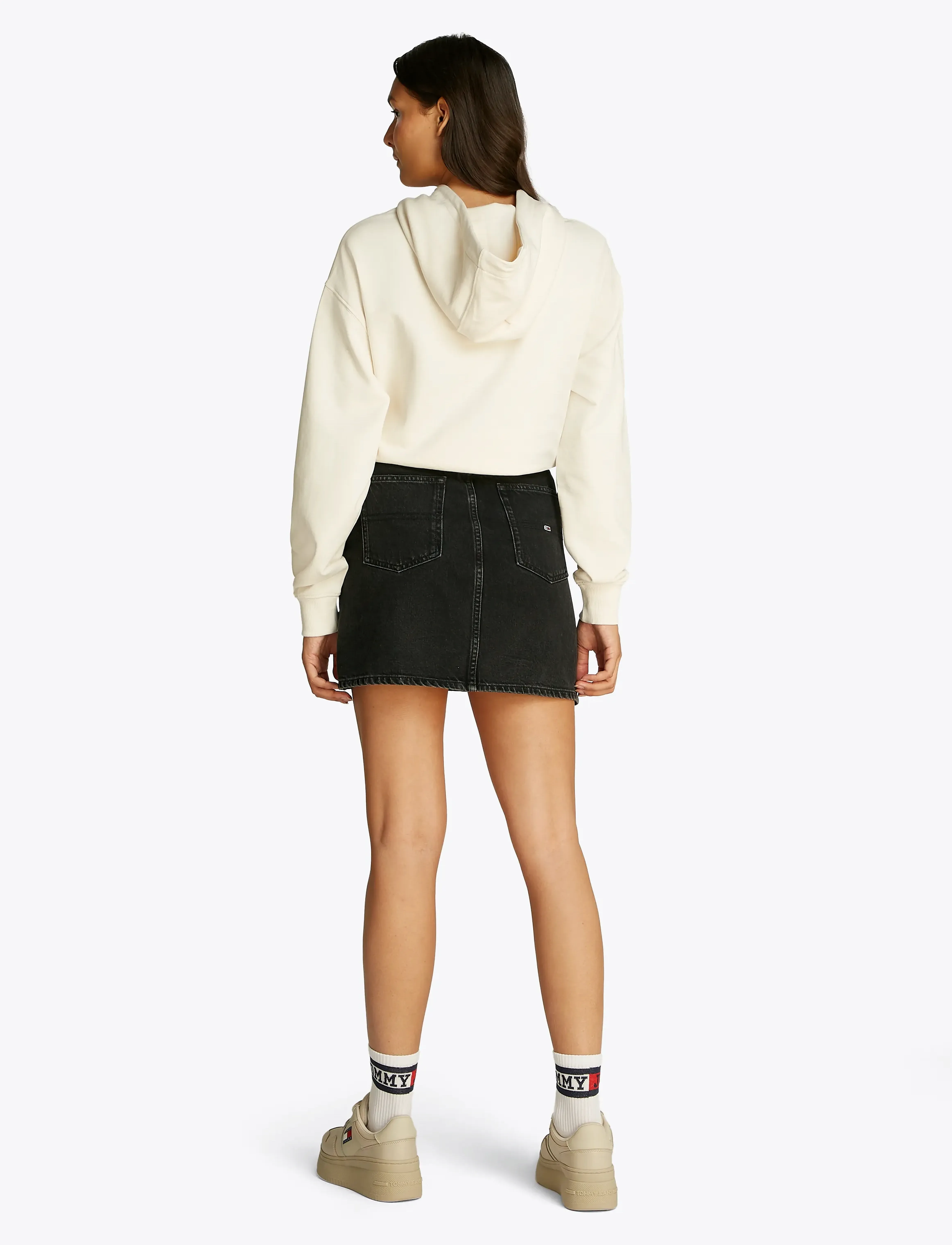 Tommy Jeans - MOM SKIRT BI8080 - jeanskjolar - denim black - 3