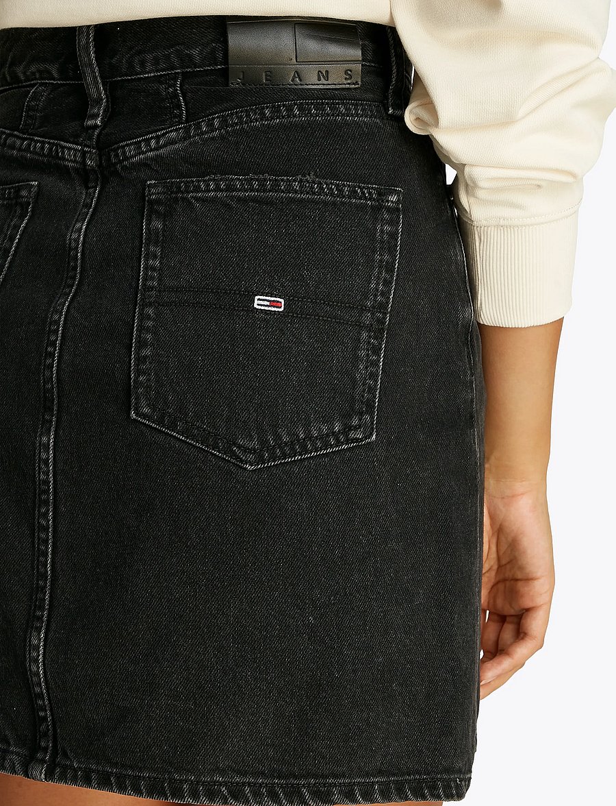 Tommy Jeans - MOM SKIRT BI8080 - farkkuhameet - denim black - 5