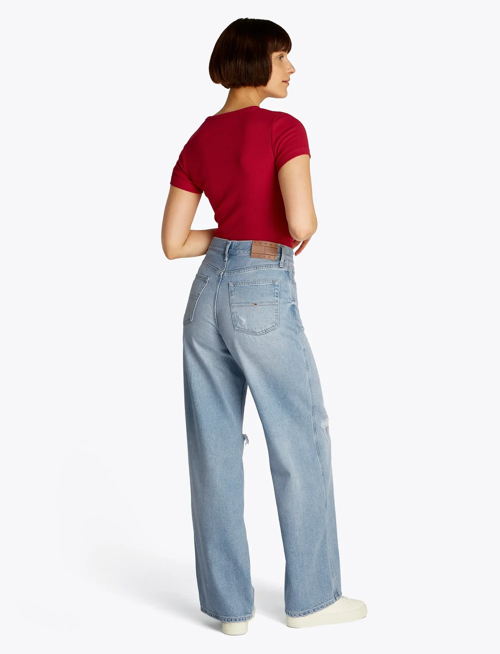 Tommy Jeans - CLAIRE HR WD BI6019 - wide leg jeans - denim light - 3