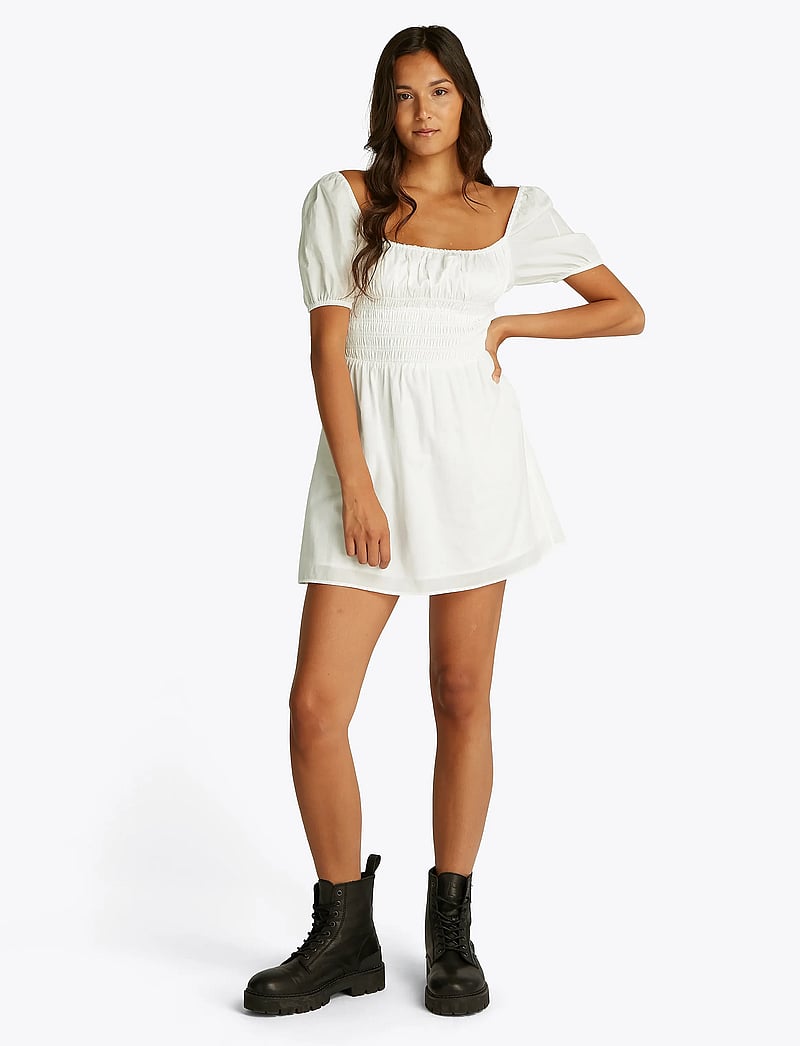 Tommy Jeans - TJW COTTON VOILE MINI DRESS EXT - konfirmation - ecru - 4