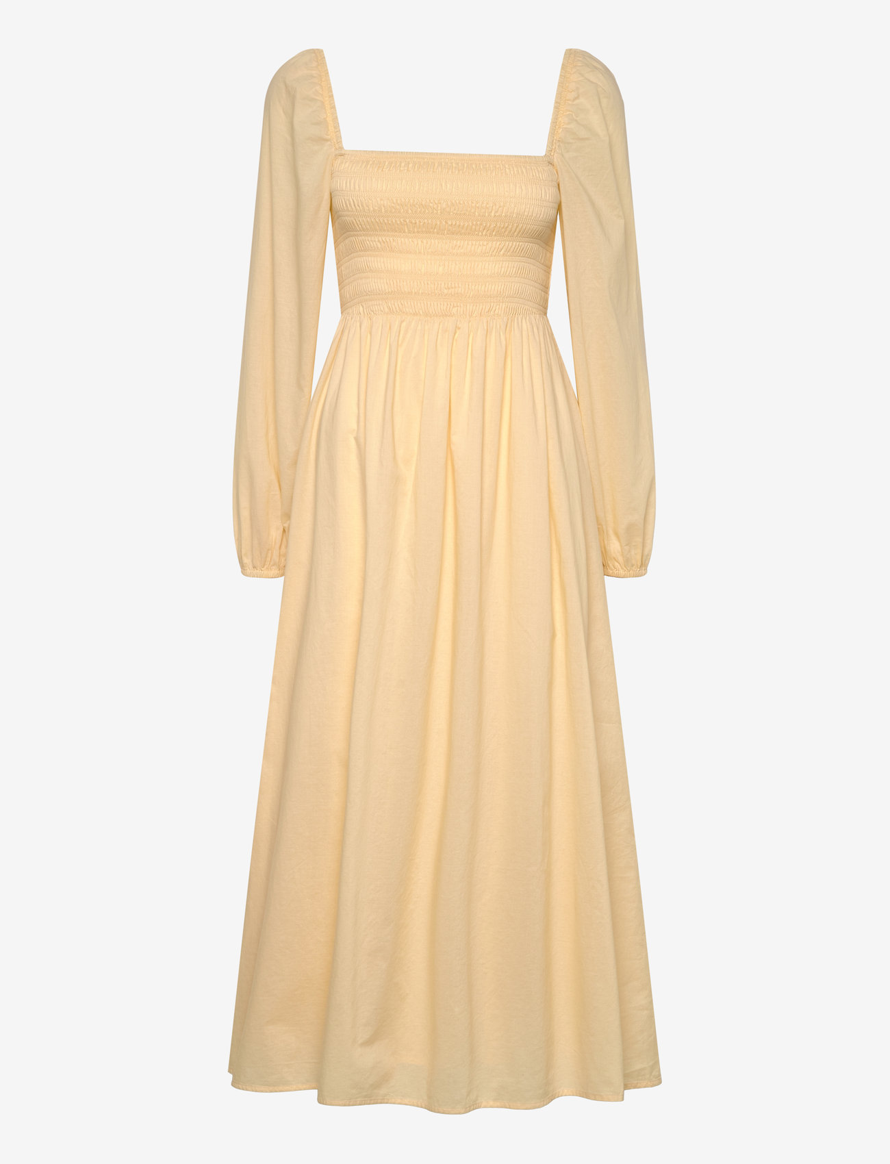 Tommy Jeans - TJW COTTON VOILE MIDI DRESS EXT - custard cream - 1