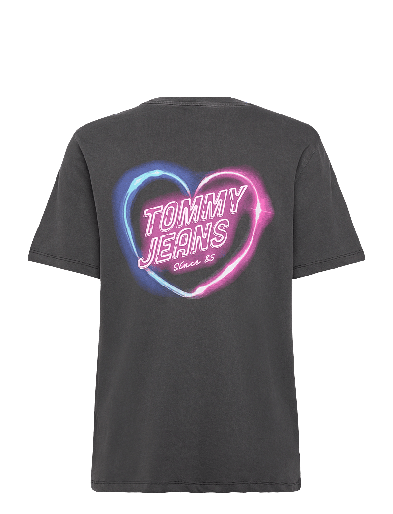 Tommy Jeans - TJW RLX NEON SS TEE EXT - t-särgid - black - 2