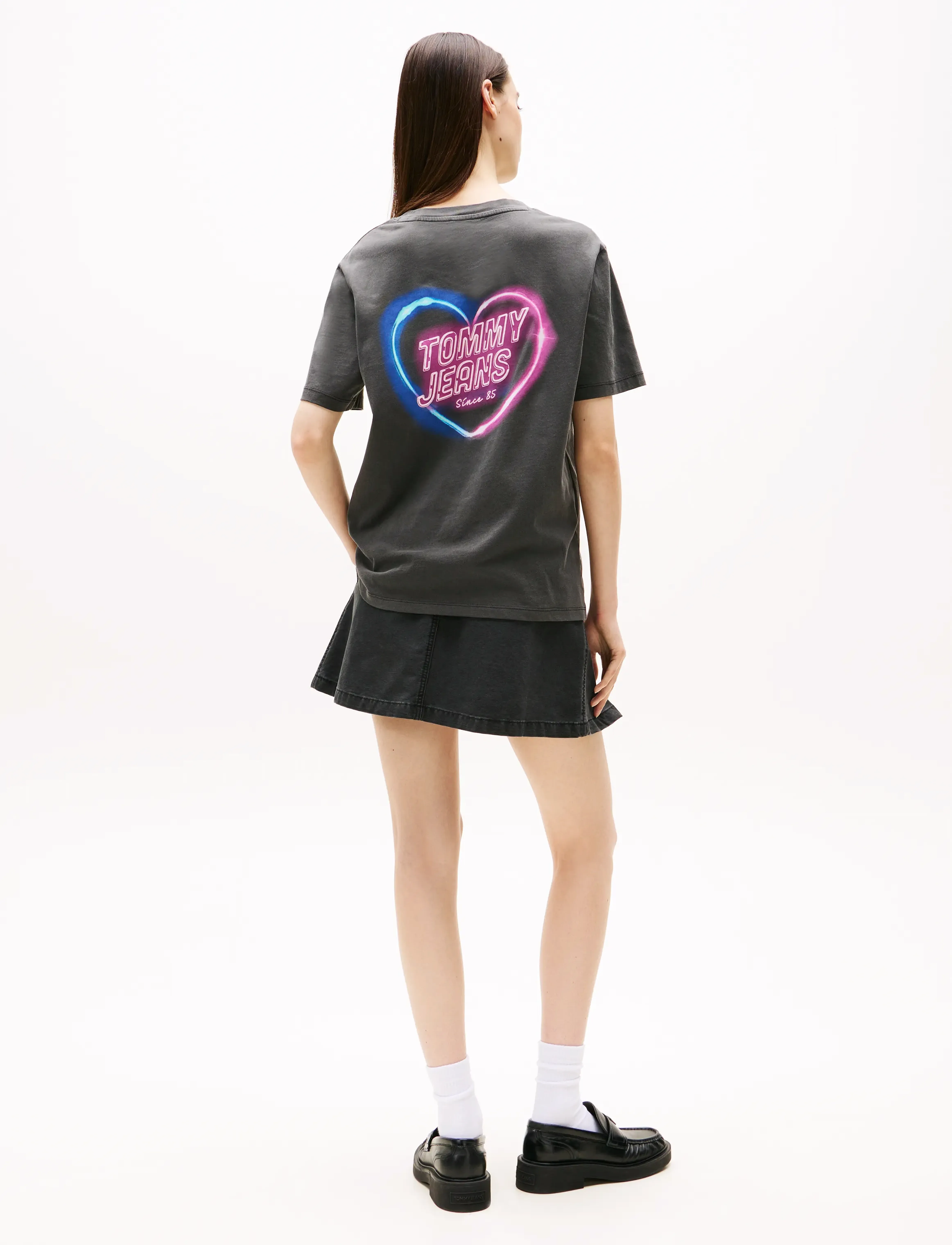 Tommy Jeans - TJW RLX NEON SS TEE EXT - black - 4