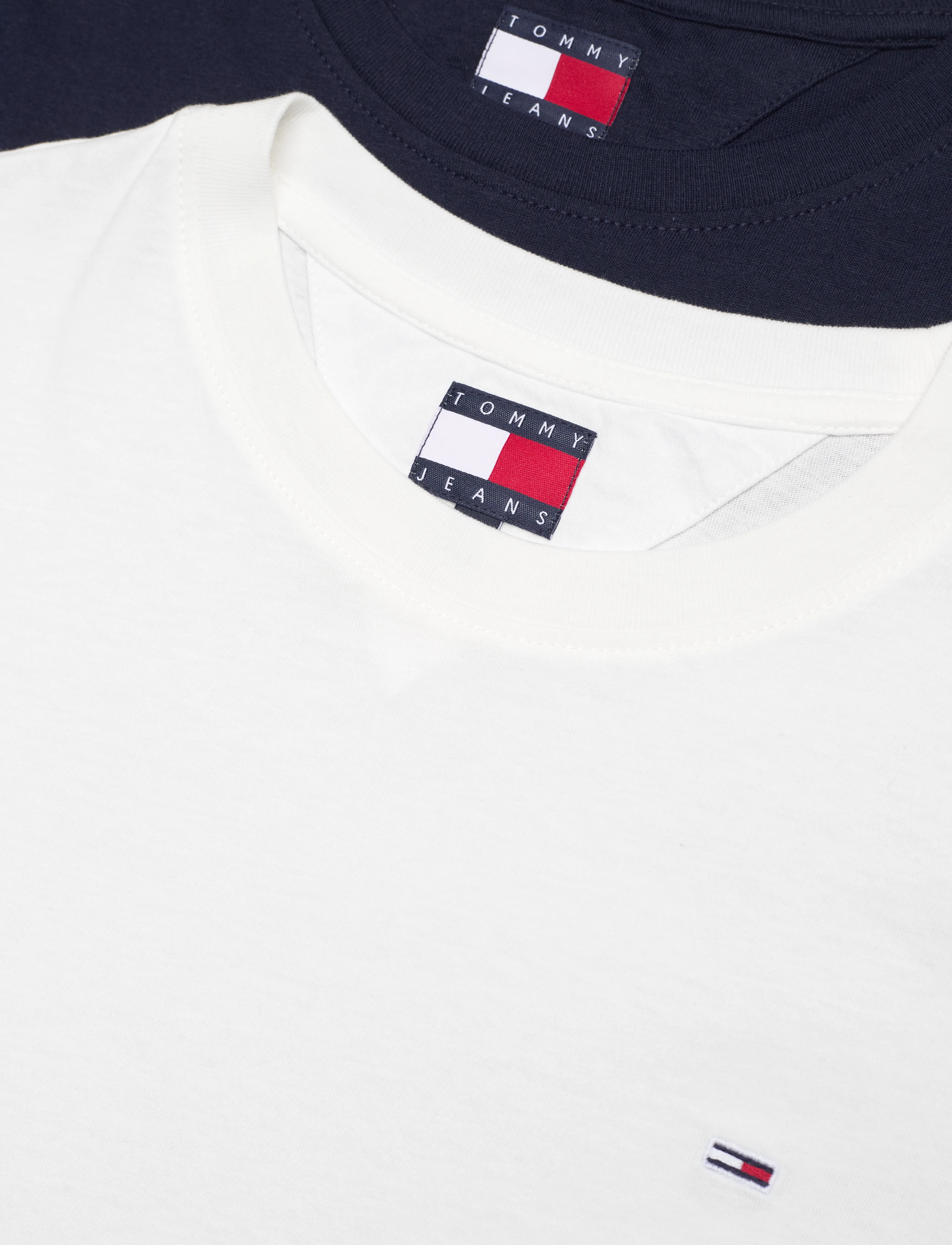 Tommy Jeans - TJW 2PACK C-NECK TEE - t-shirts - ecru / dark night navy - 5
