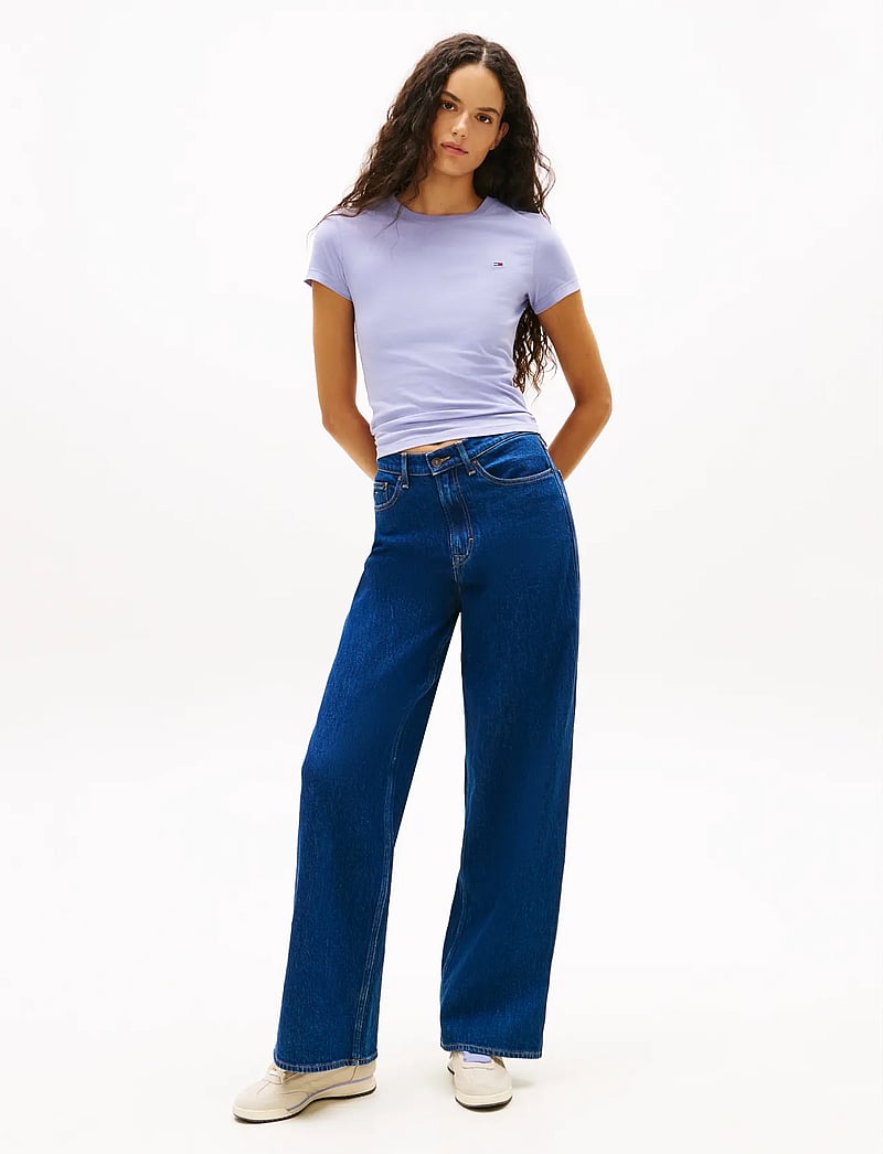 Tommy Jeans - TJW 2PACK C-NECK TEE - t-shirts - ecru periwinkle dust - 4