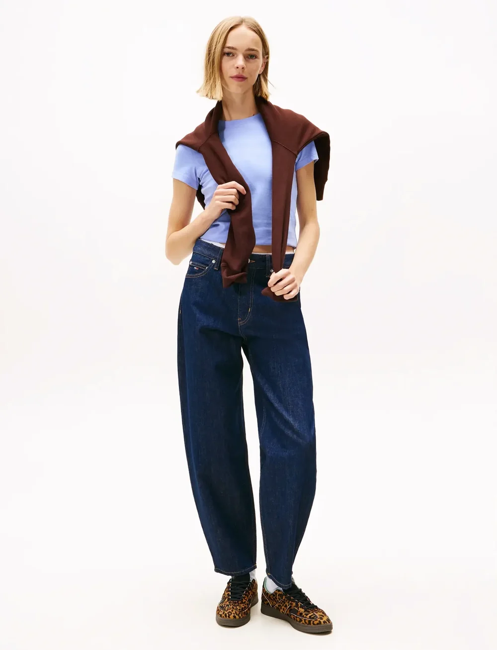 Tommy Jeans - TJW 2PACK C-NECK TEE - t-shirts - ecru / vinatage iris - 0