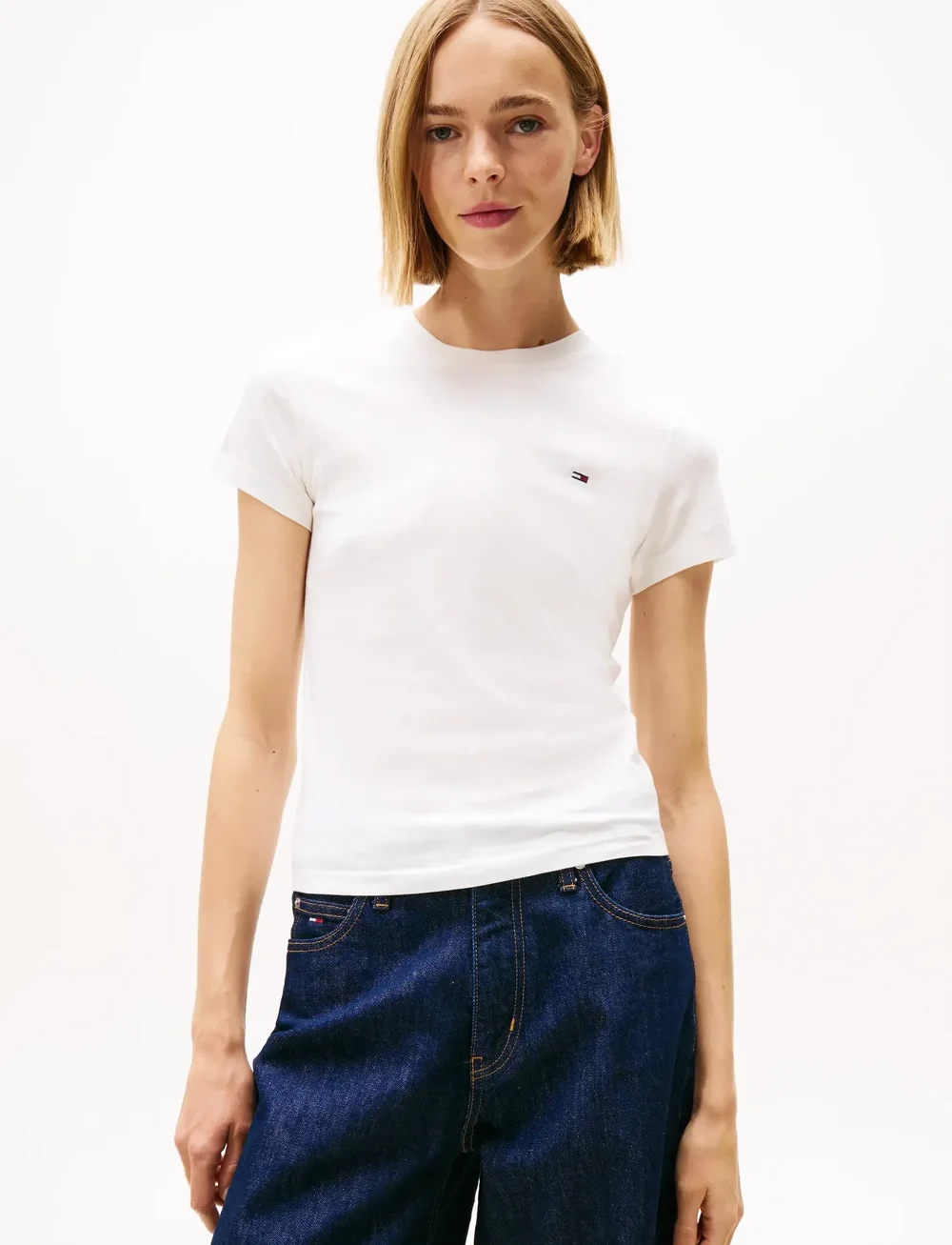 Tommy Jeans - TJW 2PACK C-NECK TEE - t-shirts - ecru / vinatage iris - 5