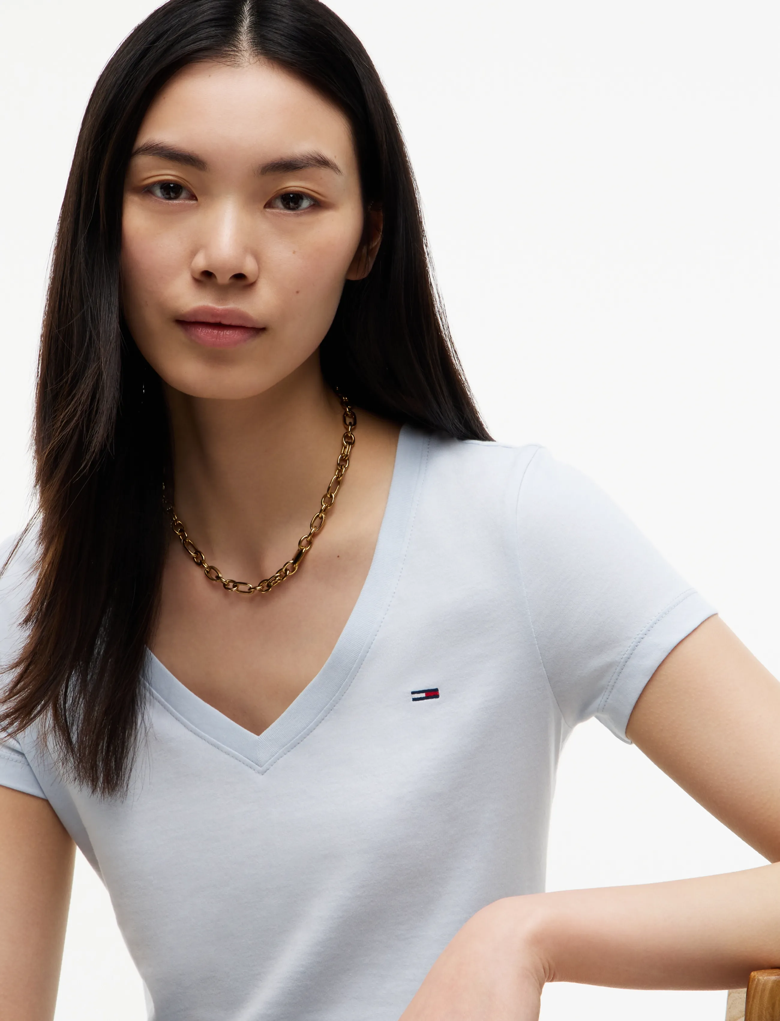 TOMMY JEANS Tjw 2Pack V-Neck Tee t-shirts dam – bild 4