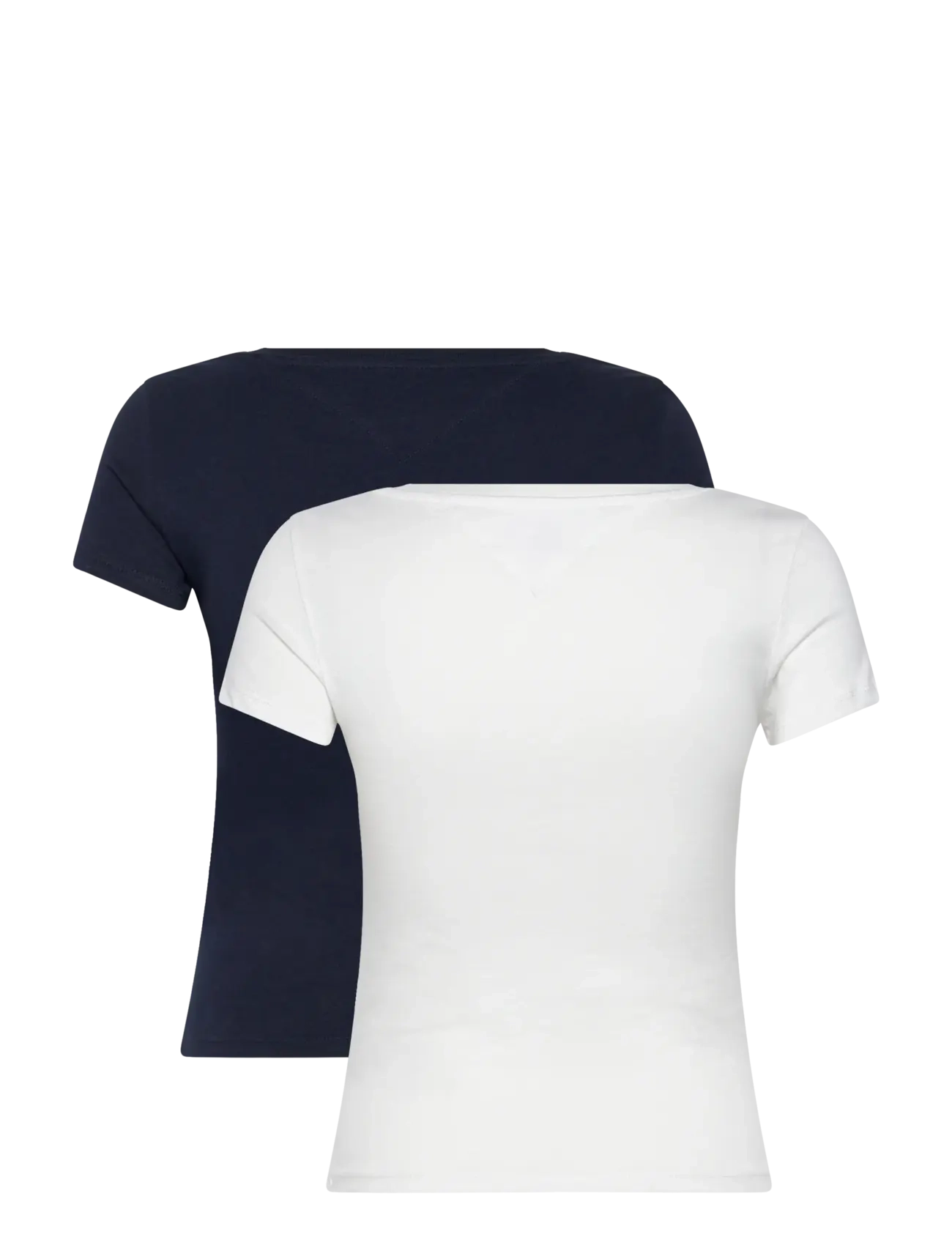 Tommy Jeans - TJW 2PACK V-NECK TEE - t-shirts - ecru / dark night navy - 2