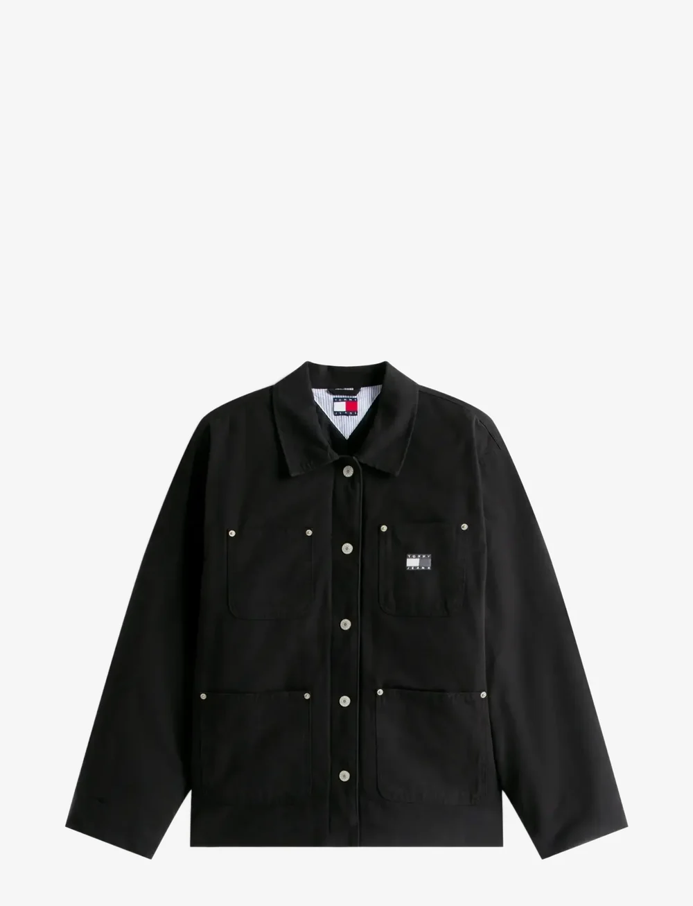 Tommy Jeans - TJW CHORE JACKET EXT - herbstjacken - black - 1
