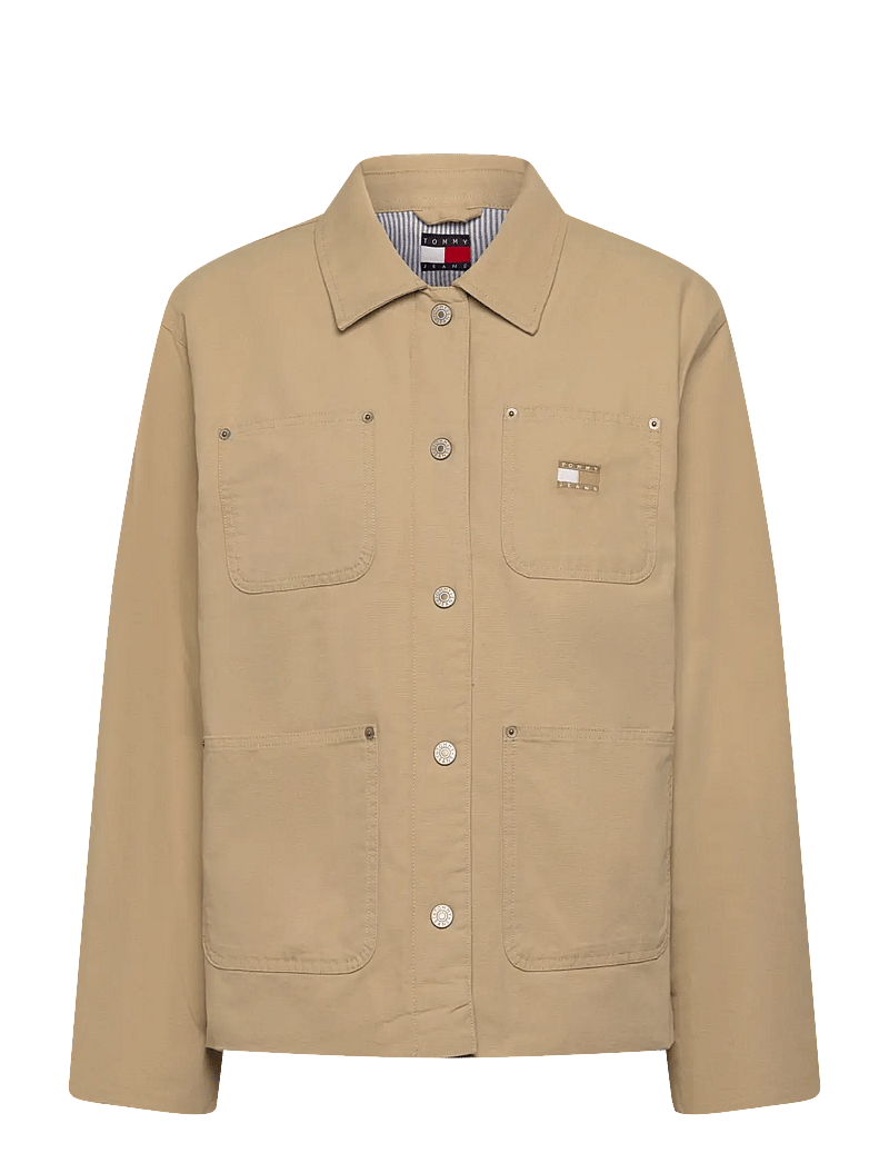 Tommy Jeans - TJW CHORE JACKET EXT - fall jackets - silt - 1