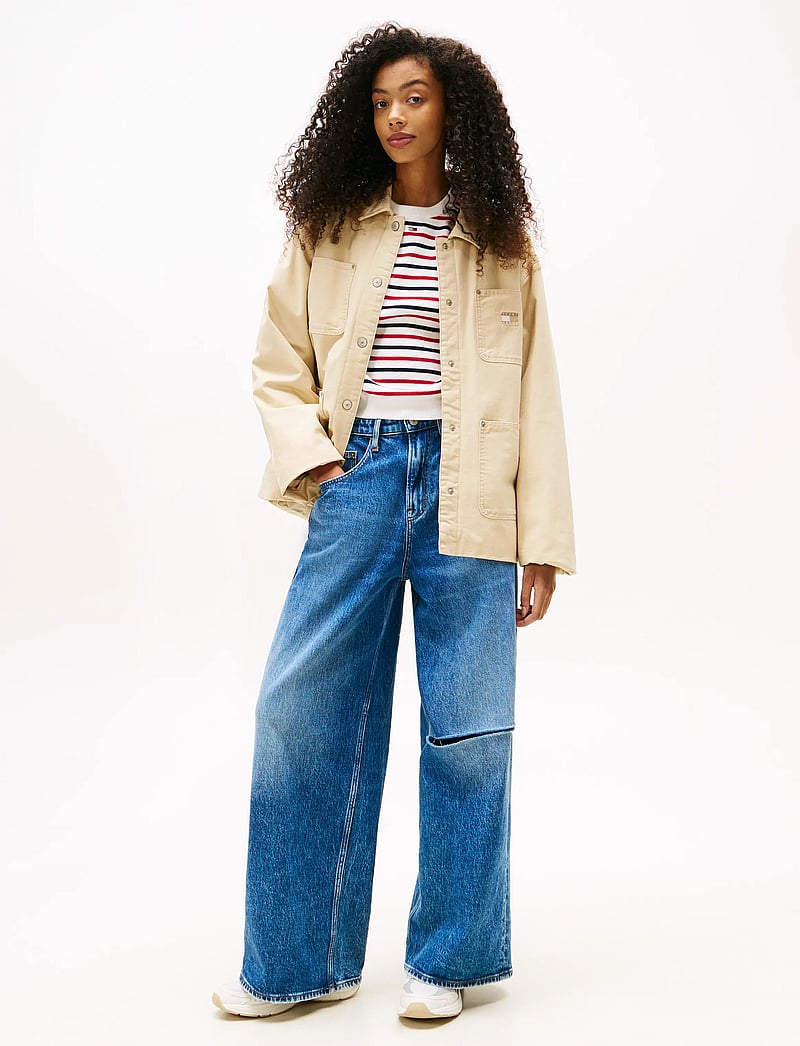 Tommy Jeans - TJW CHORE JACKET EXT - fall jackets - silt - 0