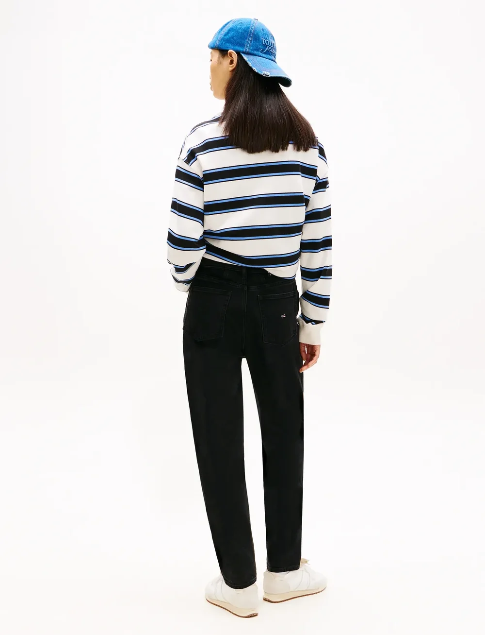 Tommy Jeans - MOM JEAN UHR TPR AI4185 - tavalised teksad - denim black - 3