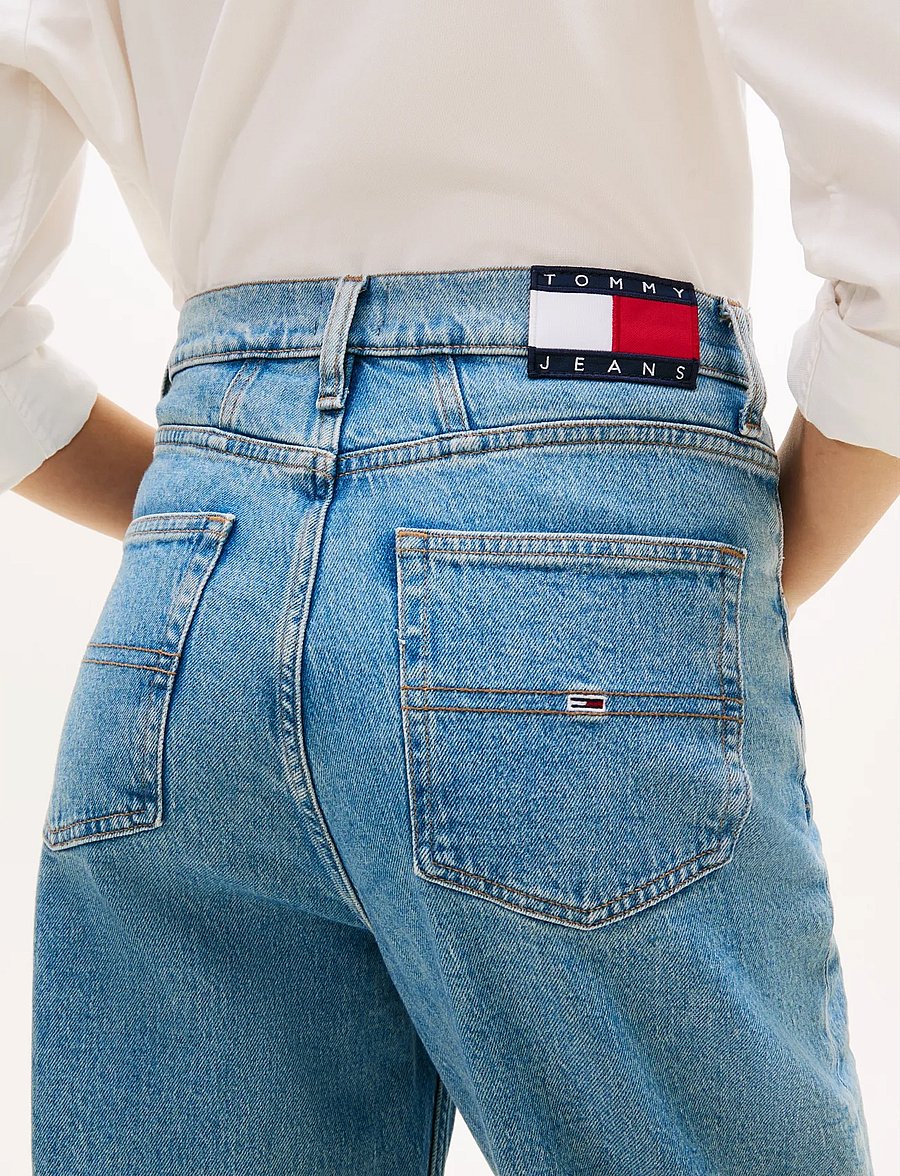Tommy Jeans - MOM JEAN UHR TPR AI4116 - regular jeans - denim light - 5