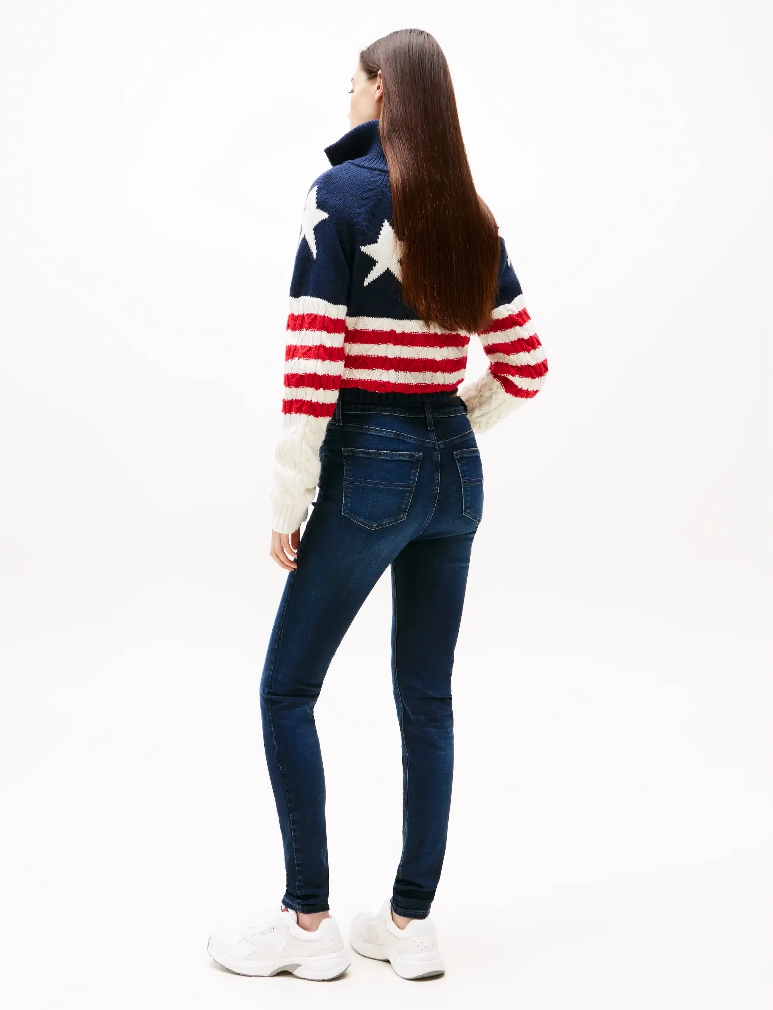 Tommy Jeans - NORA MD SKN CH1269 - skinny-gallabuxur - denim dark - 3