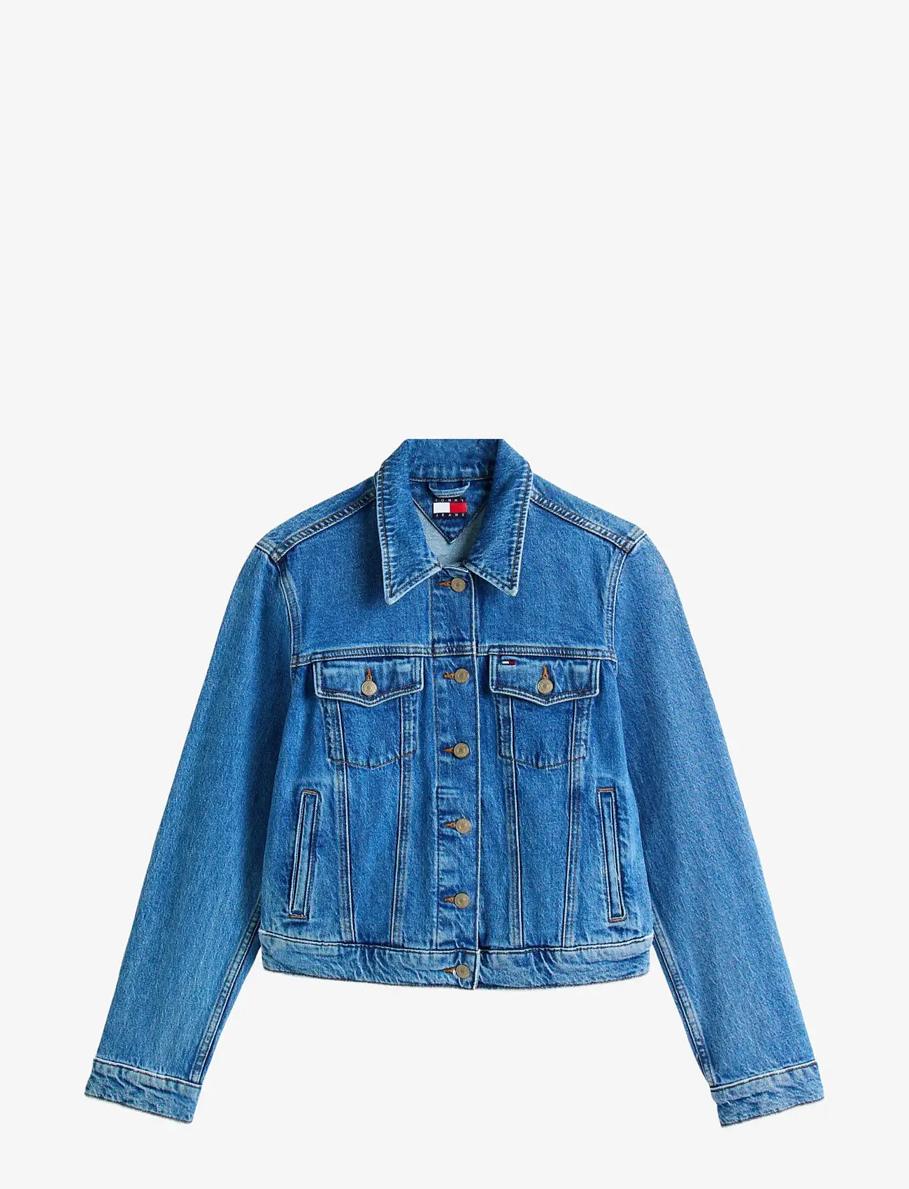 Tommy Jeans - CLASSIC TRUCKER JACKET CI8132 - kevadjoped - denim medium - 1