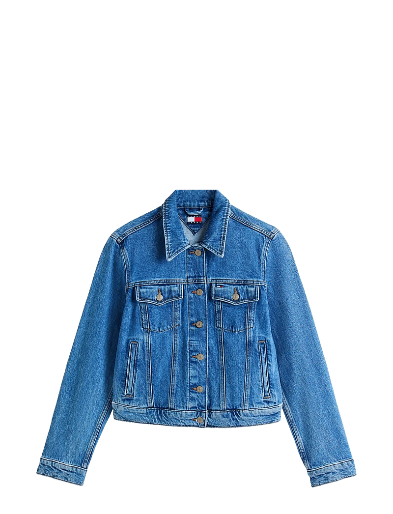 Tommy Jeans - CLASSIC TRUCKER JACKET CI8132 - teksatagid - denim medium - 1