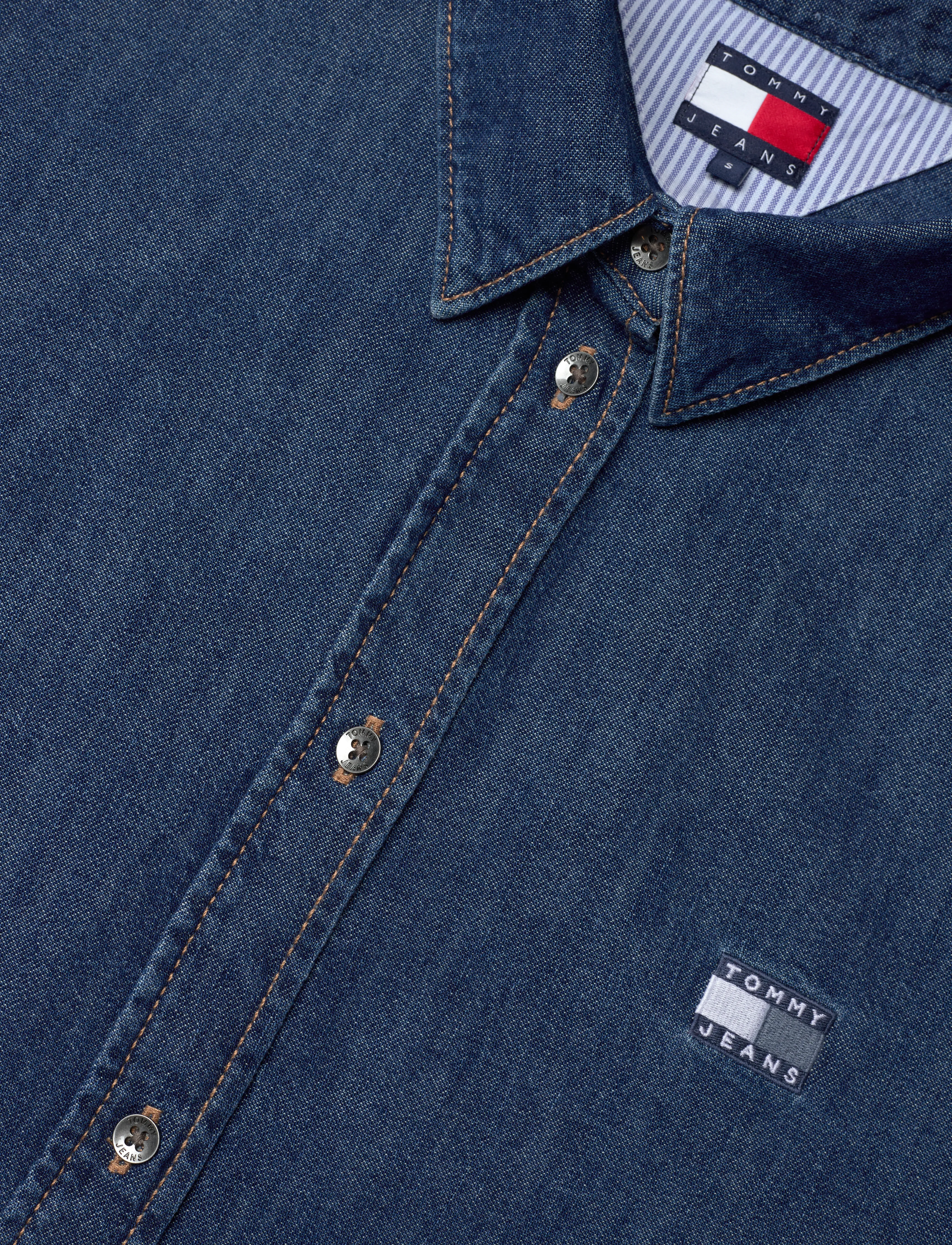 Tommy Jeans - RELAXED SHIRT DRESS - chemises à manches longues - denim medium - 5