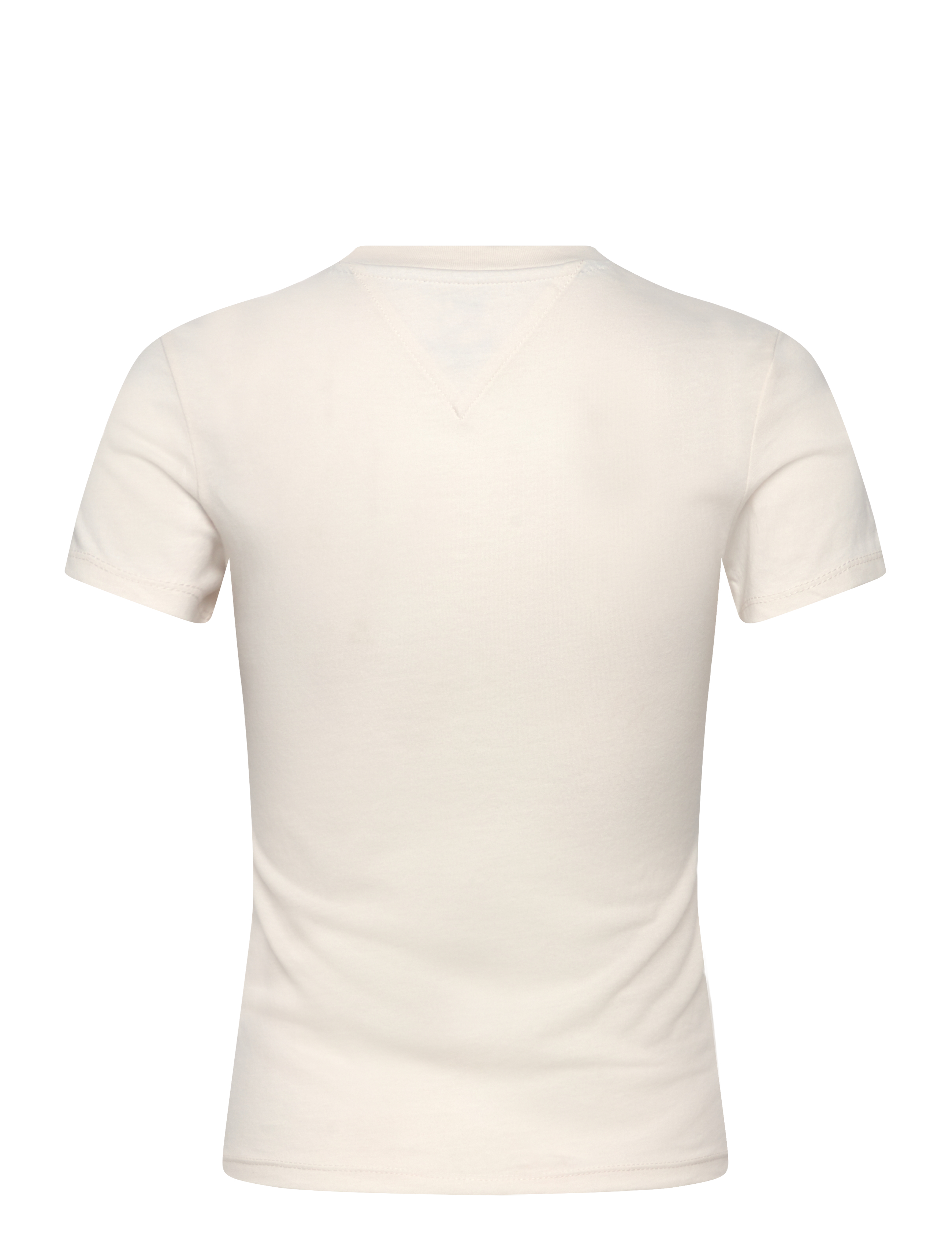Tommy Jeans - TJW SLIM TJ US LINEAR SS TEE - ancient white - 2