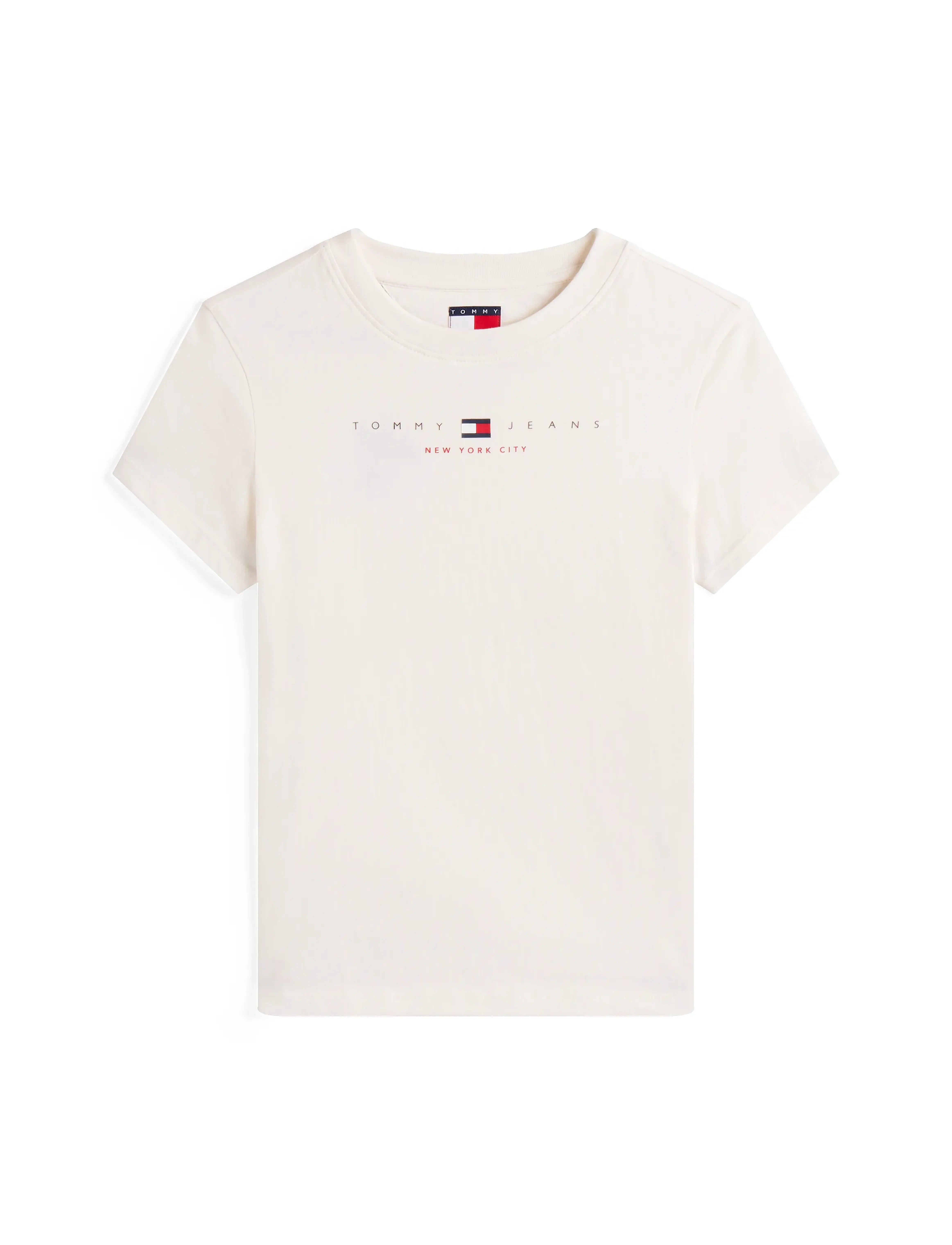Tommy Jeans - TJW SLIM TJ US LINEAR SS TEE - ancient white - 5