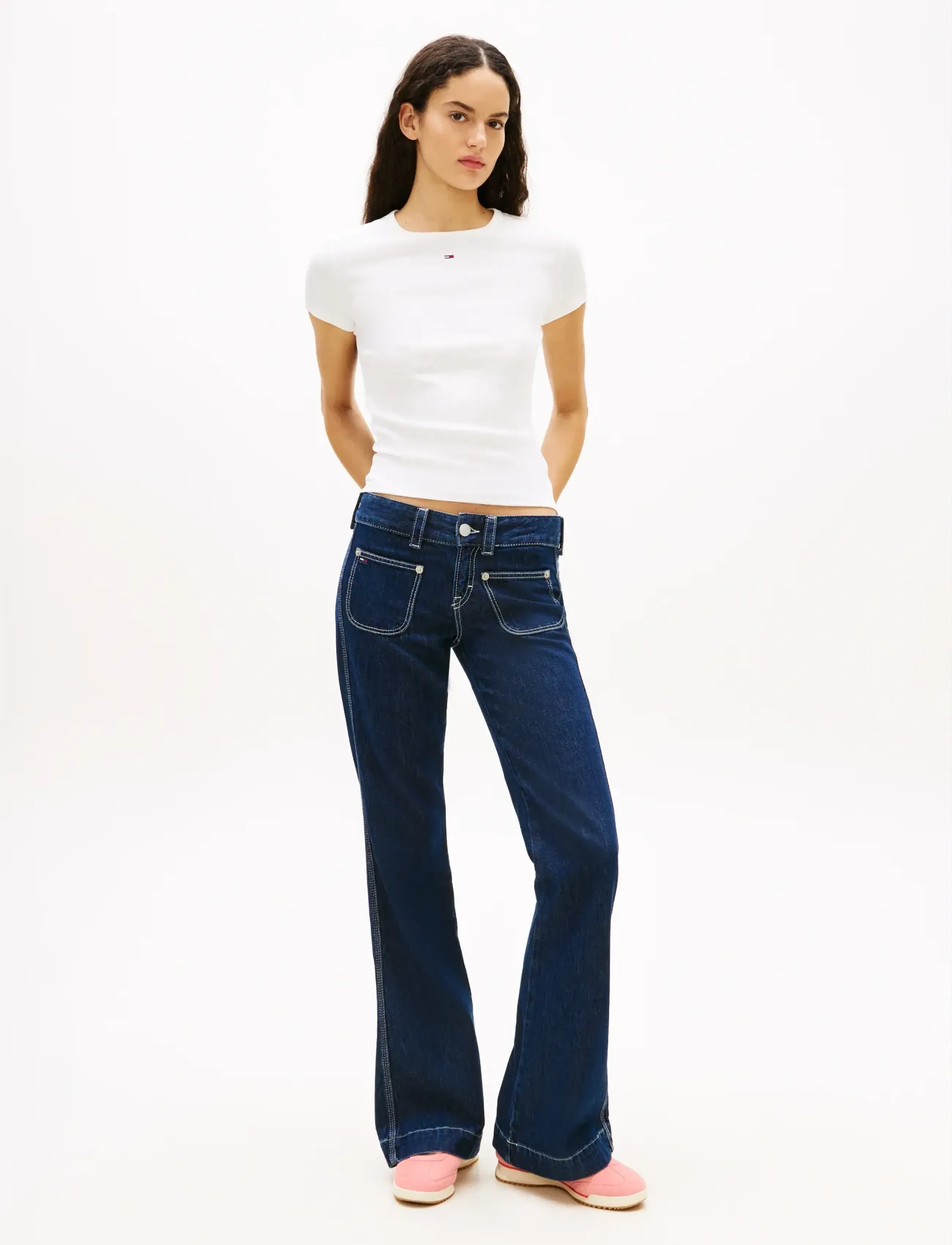 TOMMY JEANS Tjw 2Pack Slim Essential Rib Ss skjortor dam – bild 6