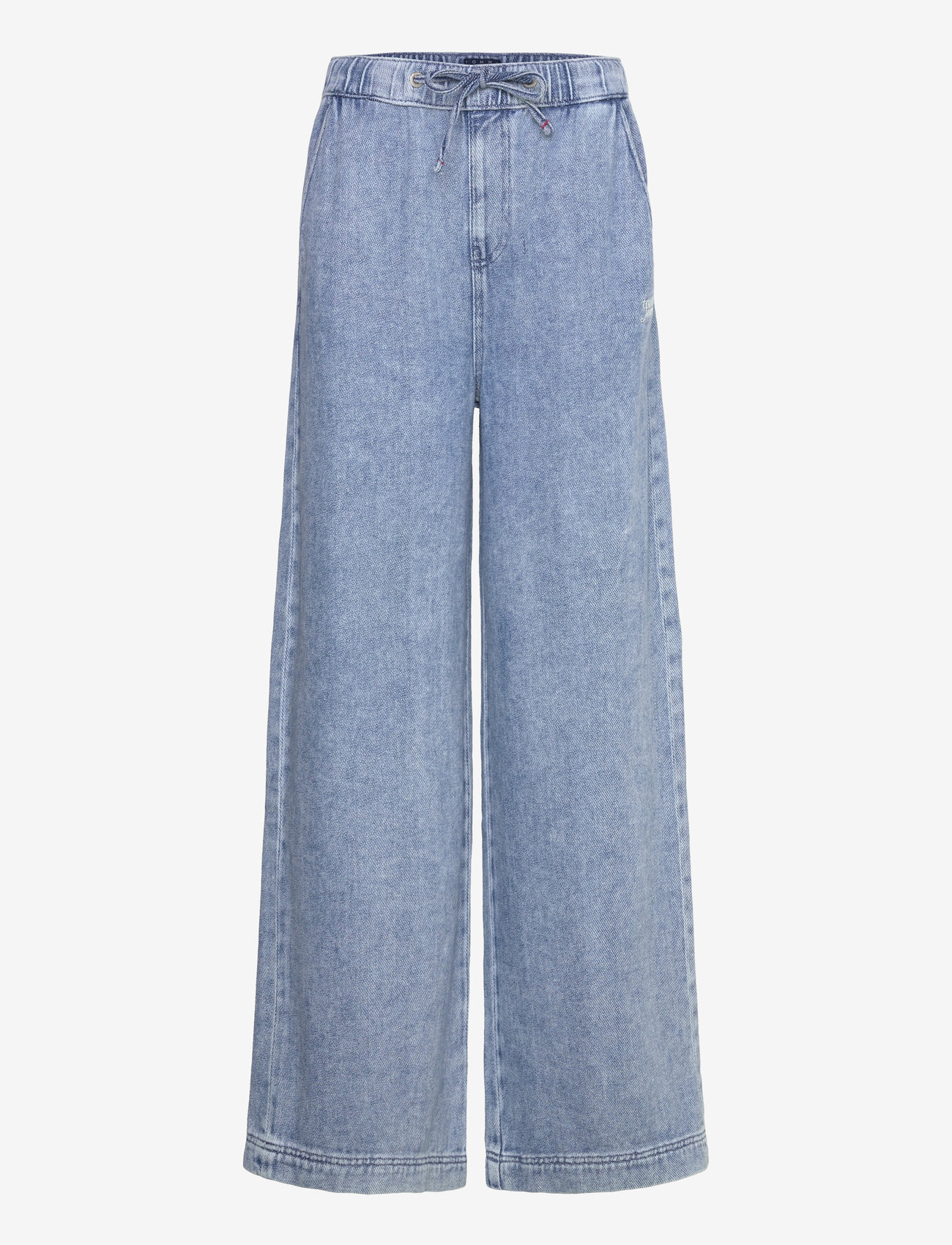 Tommy Jeans - TWILL DENIM LONG PALAZZO - denim medium - 0
