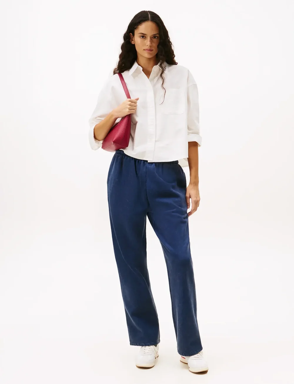 Tommy Jeans - TJW OVS CROP OXFORD SHIRT - langærmede skjorter - ecru - 2