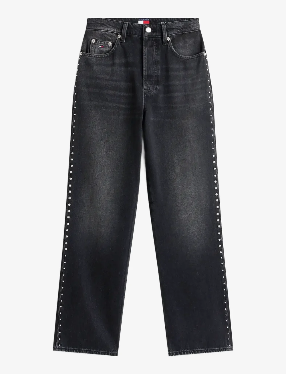 Tommy Jeans - LAYLA HR SLIM STR CBF DI6089 - regular jeans - denim black - 1